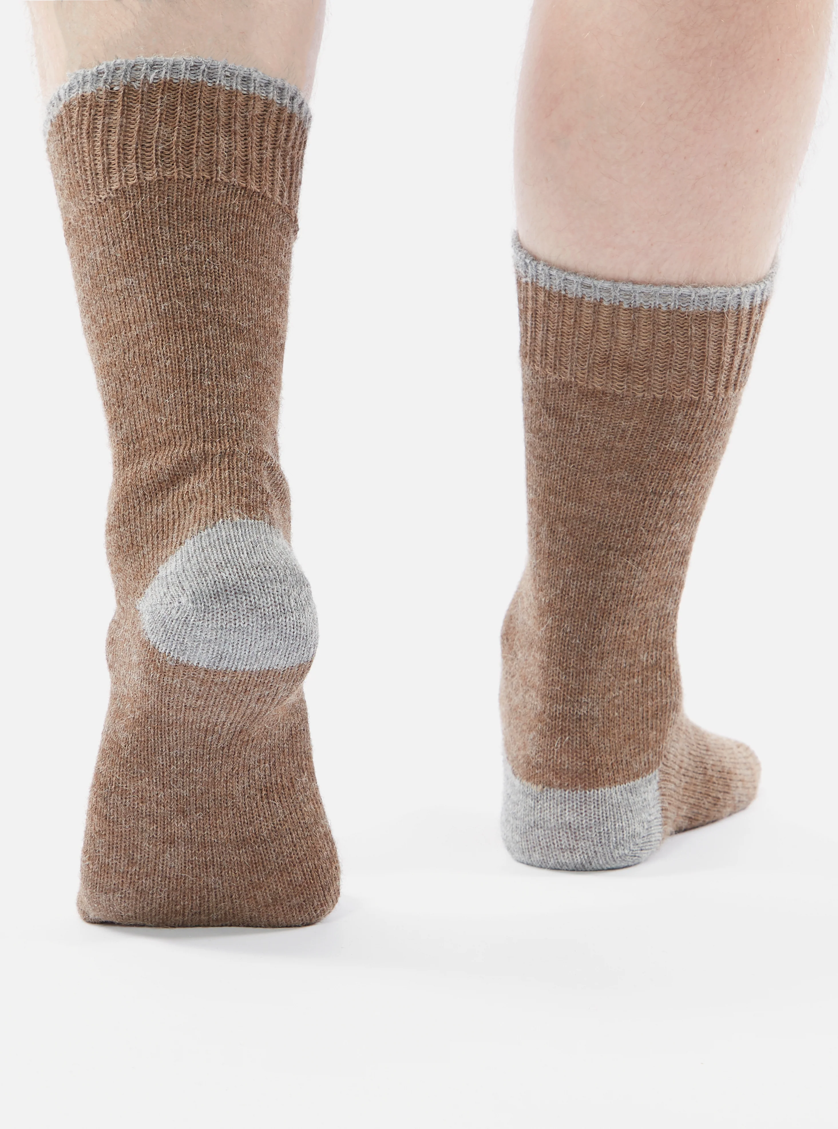 Brown Alpaca Wool Alpaca Sock - Image 5