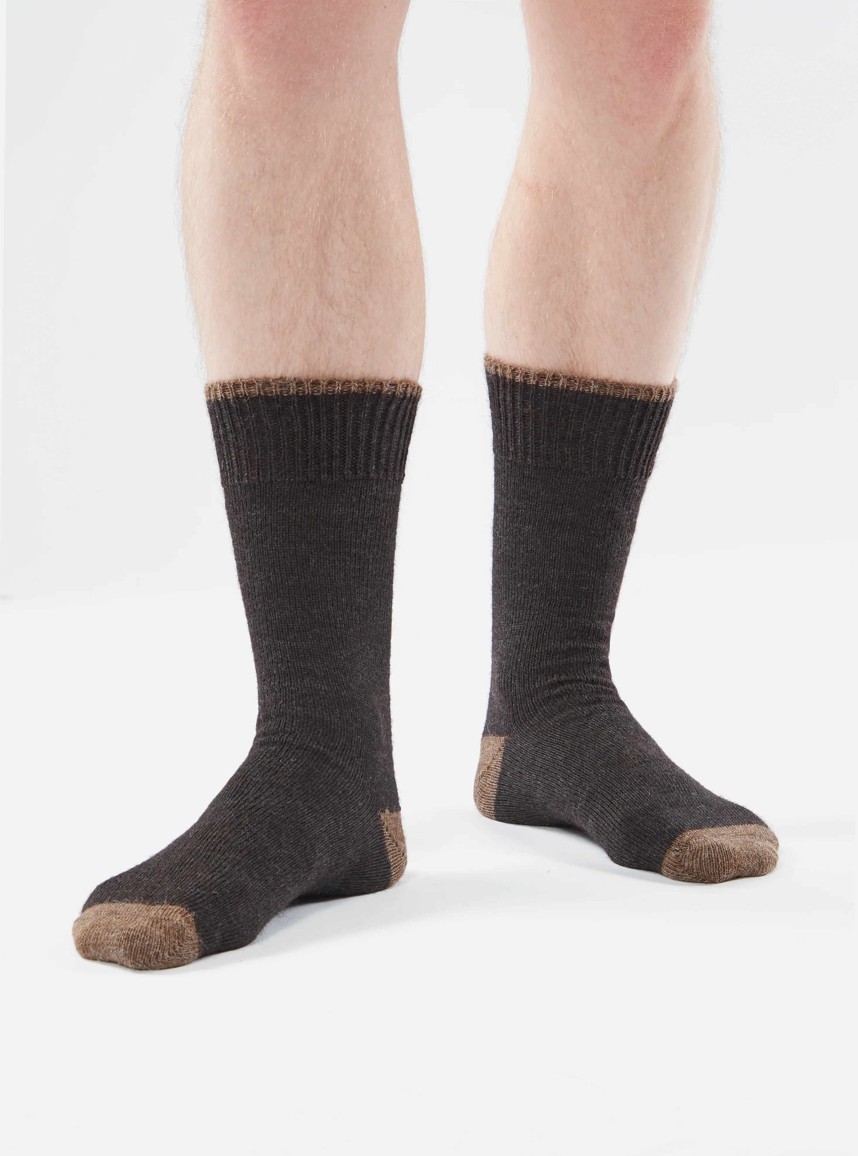 Charcoal Alpaca Wool Alpaca Sock - Image 4