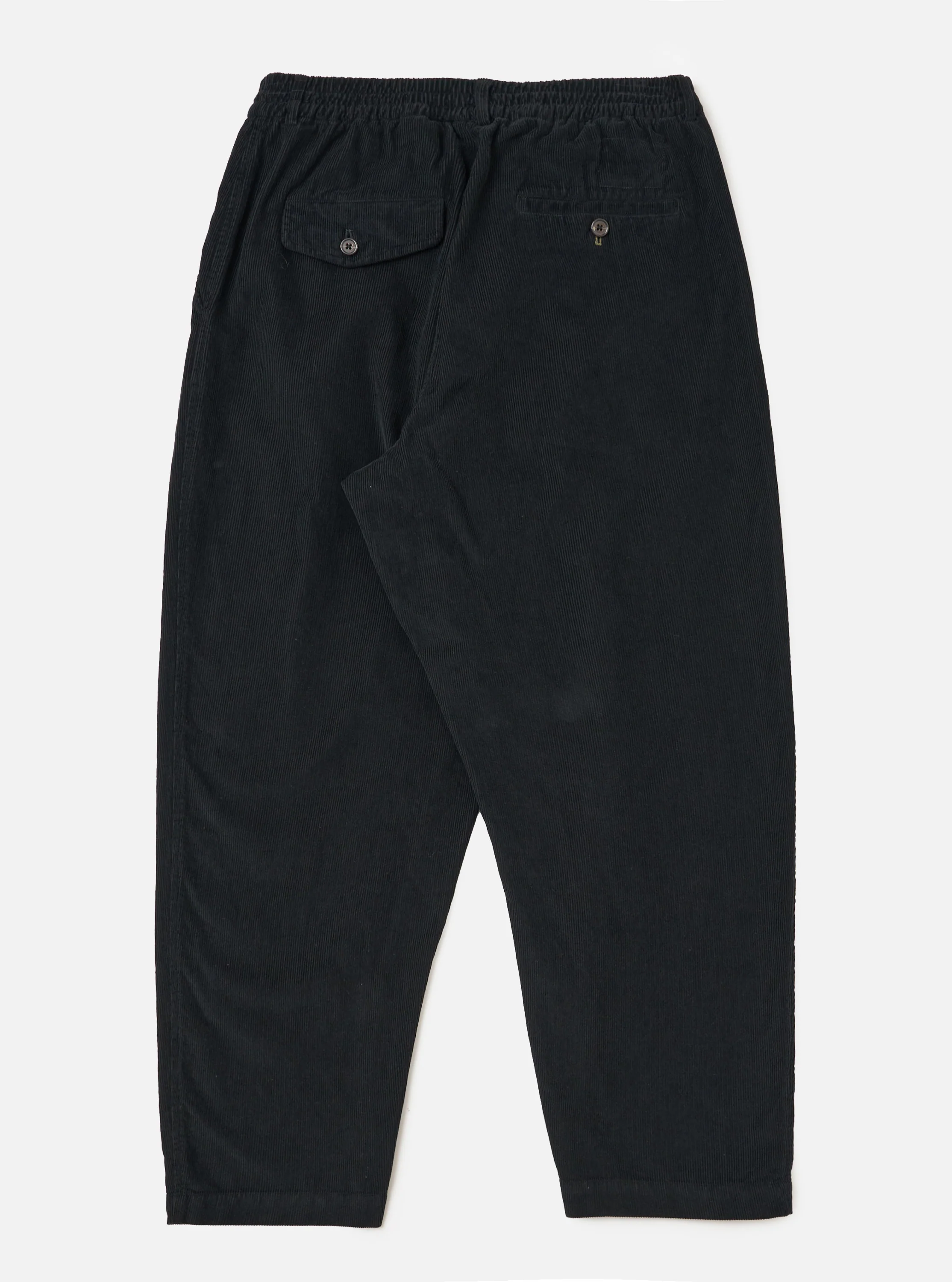 Black Cat Cord Pleated Track Pant - Image 5