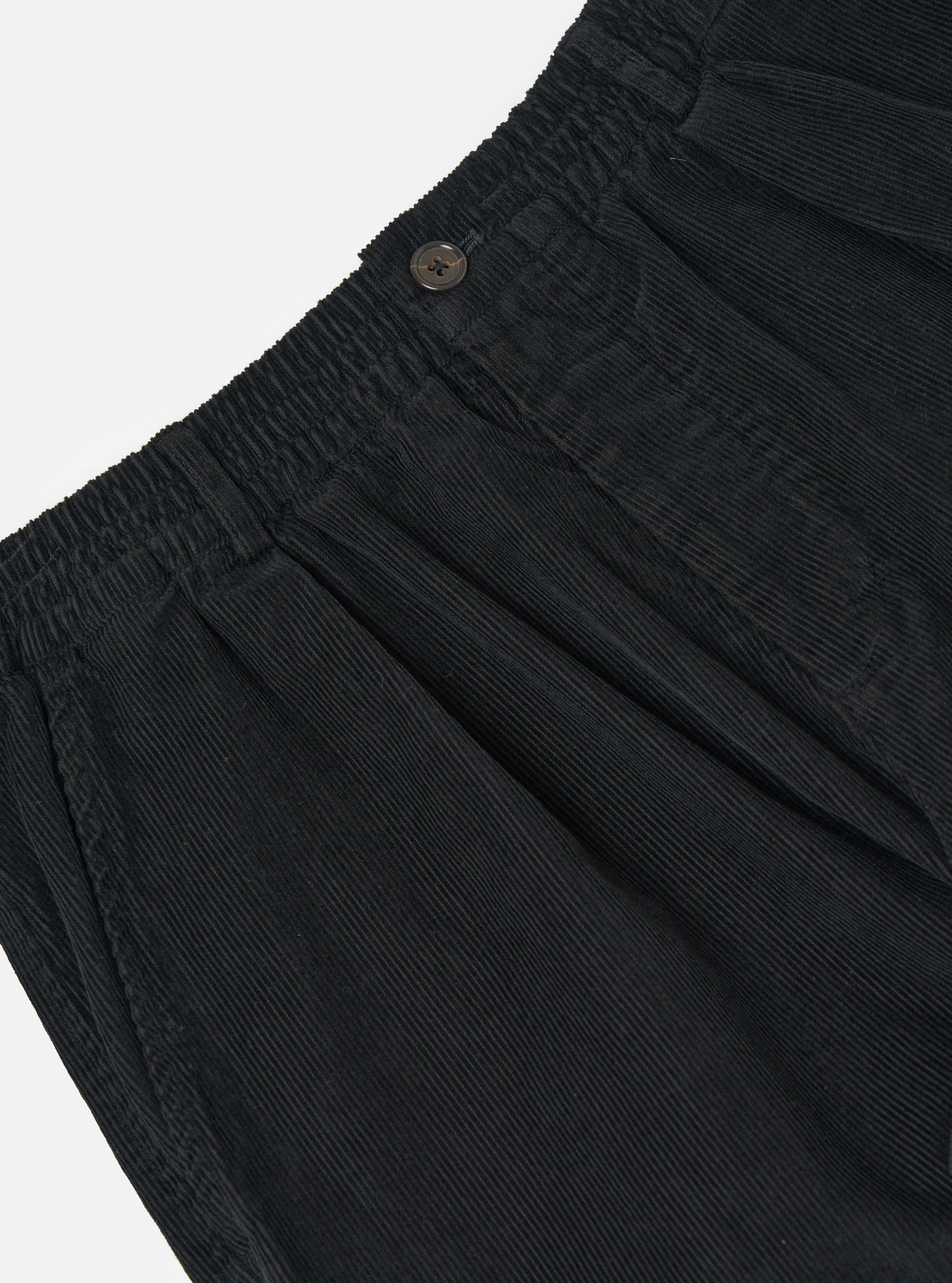 Black Cat Cord Pleated Track Pant - Image 6