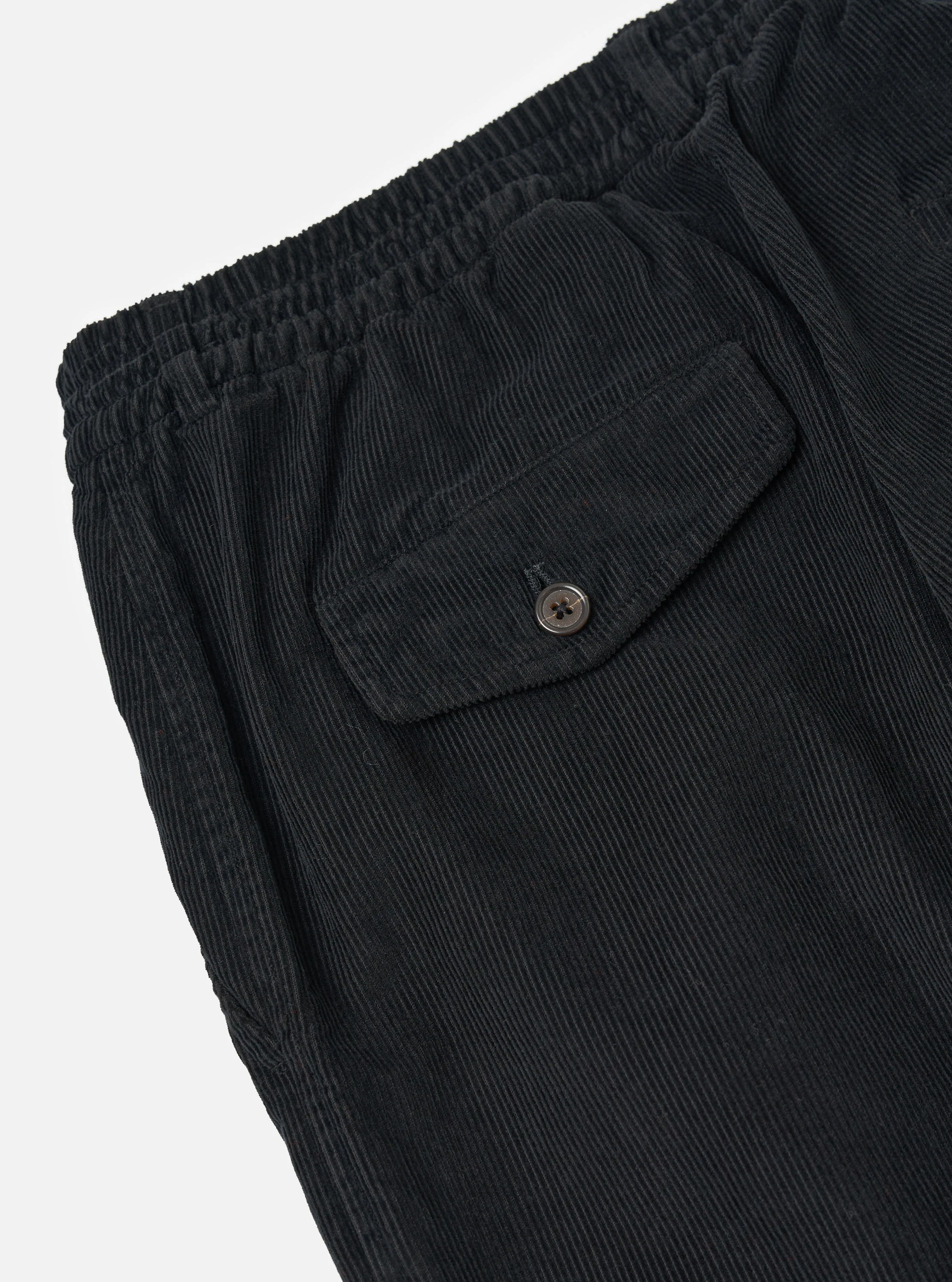 Black Cat Cord Pleated Track Pant - Image 7