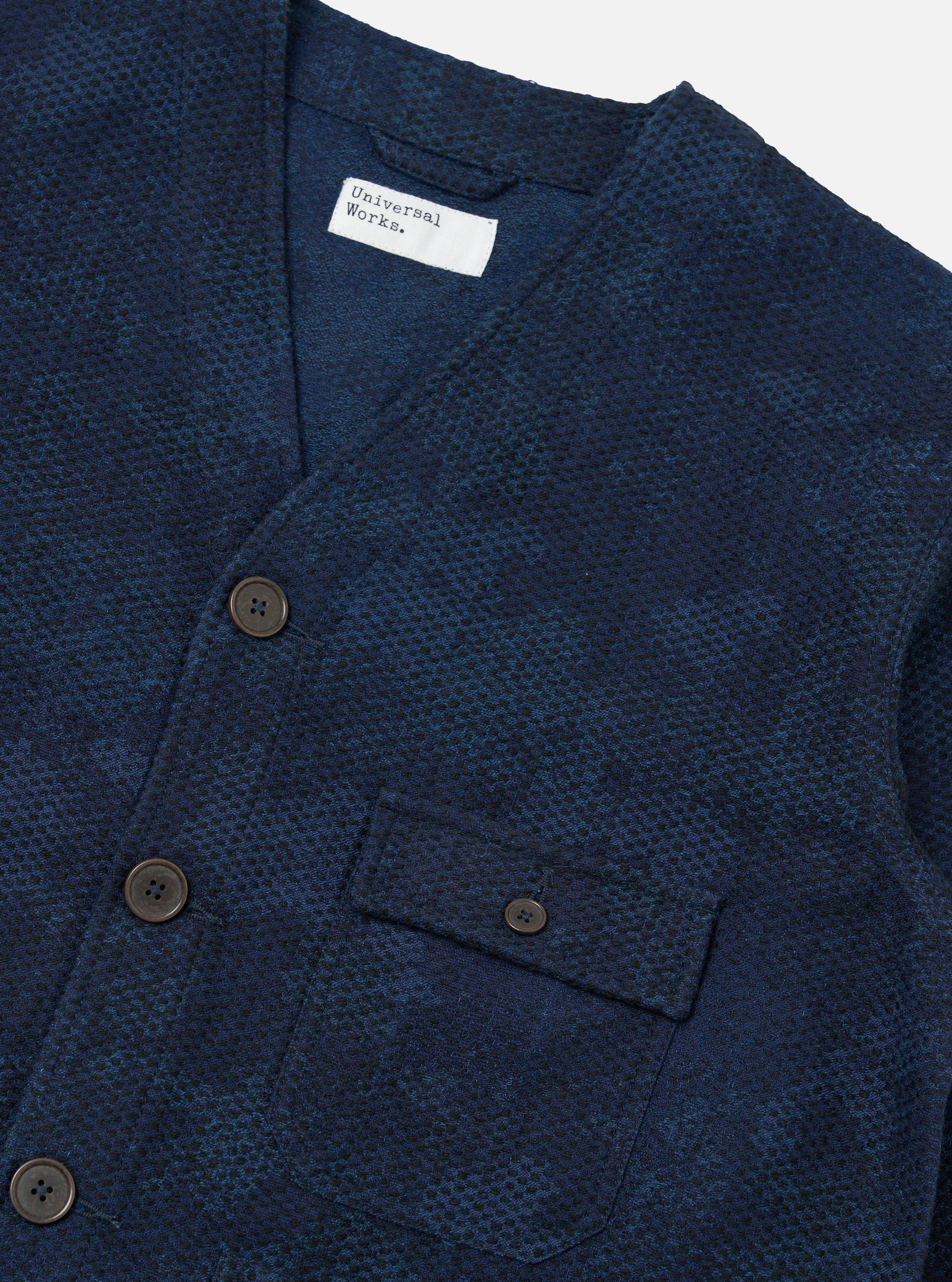 Black/Indigo Denim Camo Cabin Jacket - Image 6