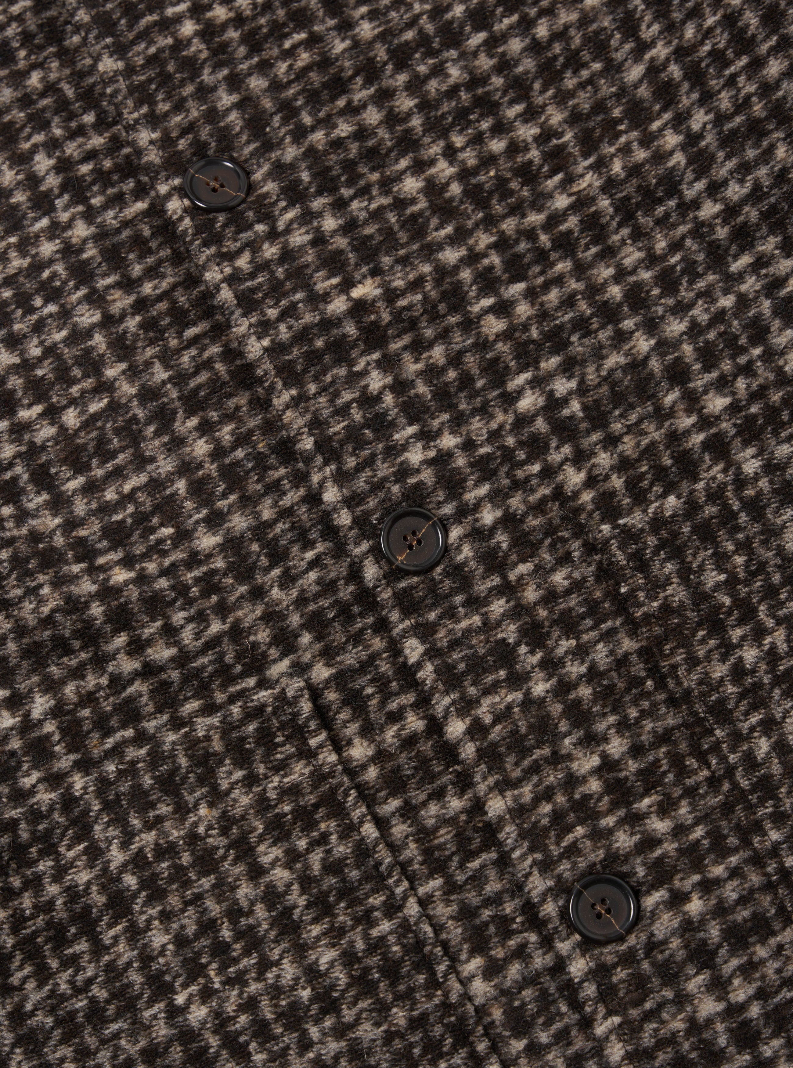 Brown Jacquard Knit Rams Jacket - Image 7