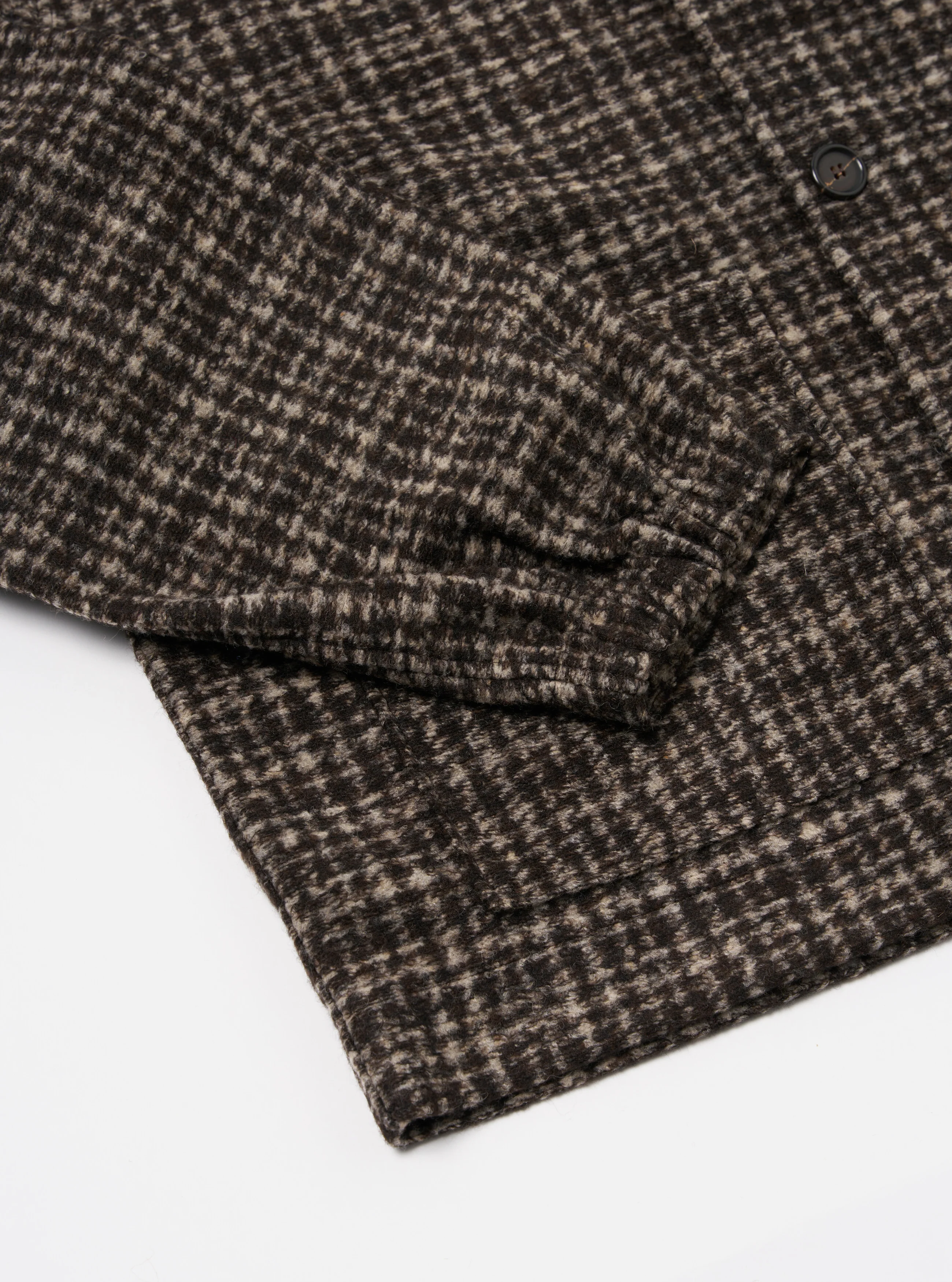 Brown Jacquard Knit Rams Jacket - Image 8