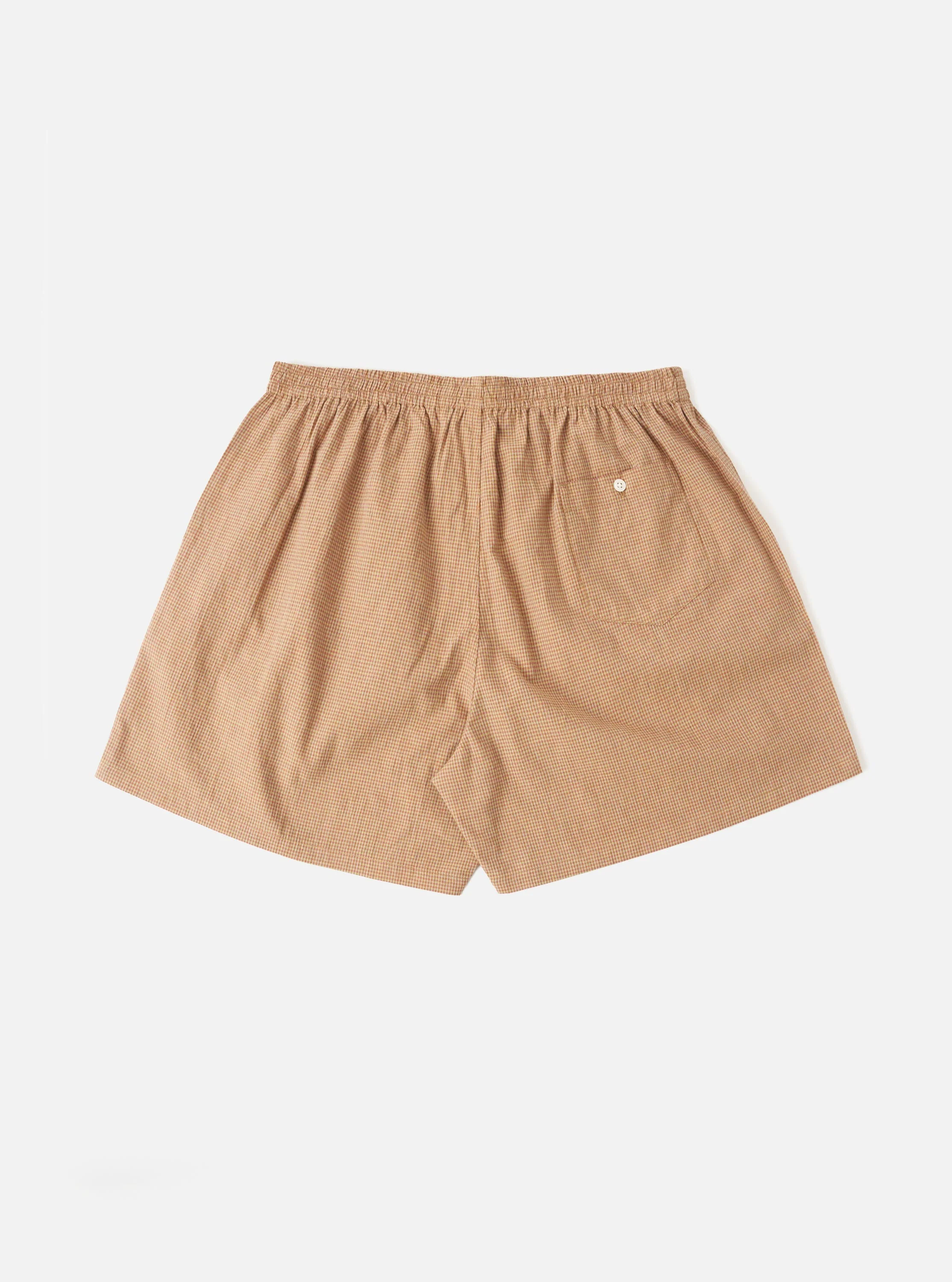 Brown Madras Check Boxer Short - Image 3