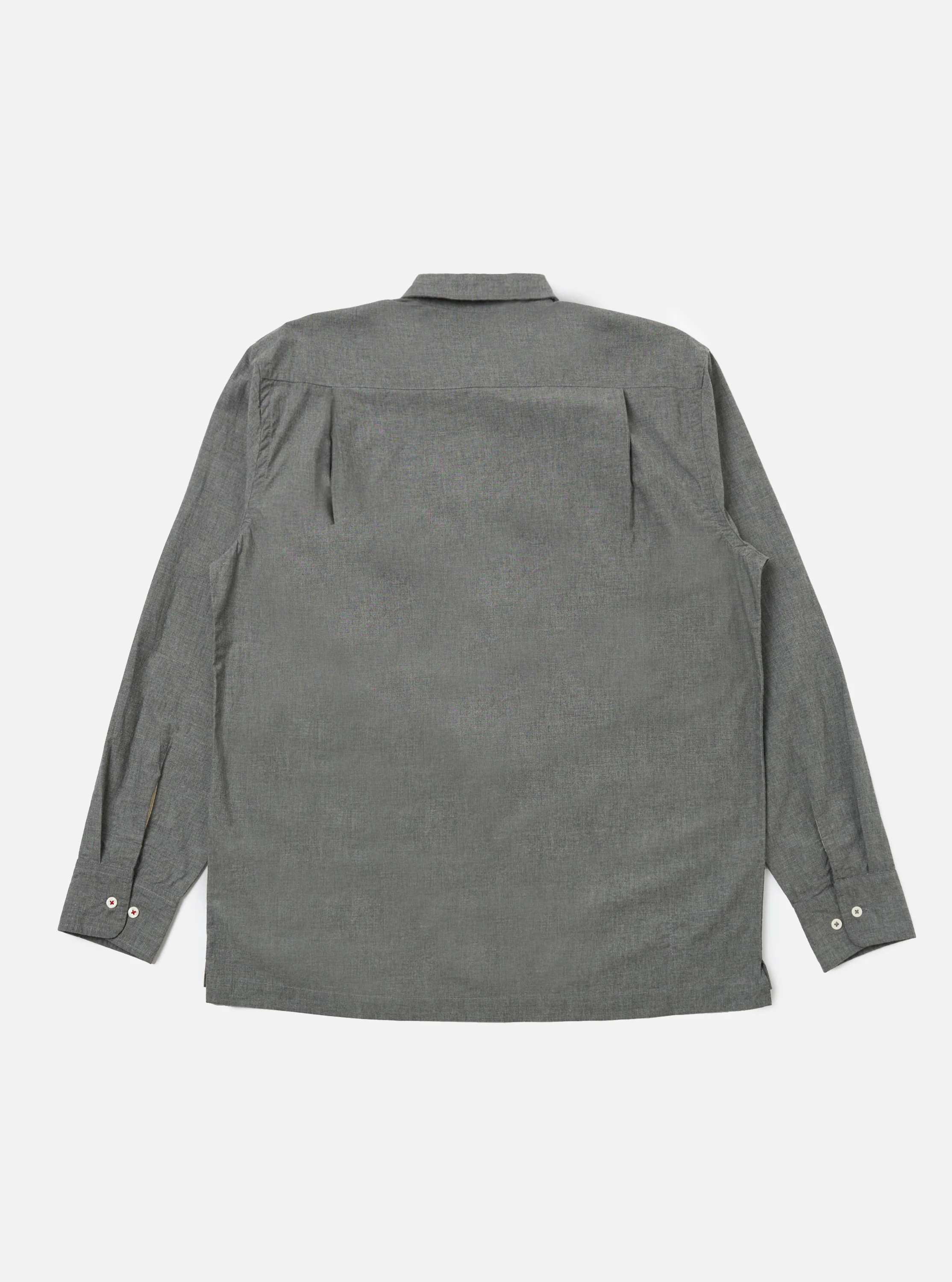 Charcoal Organic Chambray Lucky Shirt - Image 5