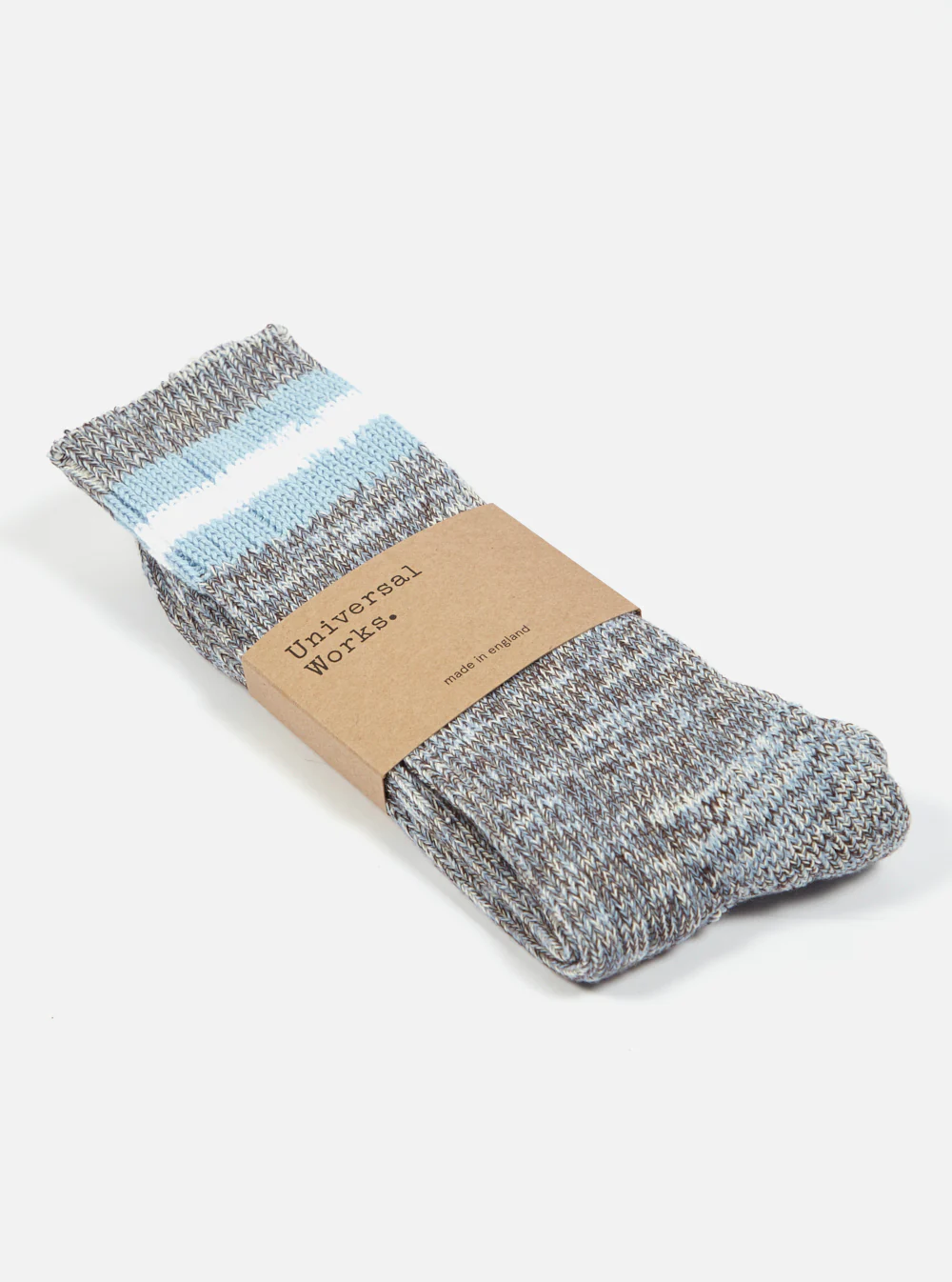 Cornish Blue Cotton Everyday Stripe Sock - Image 7