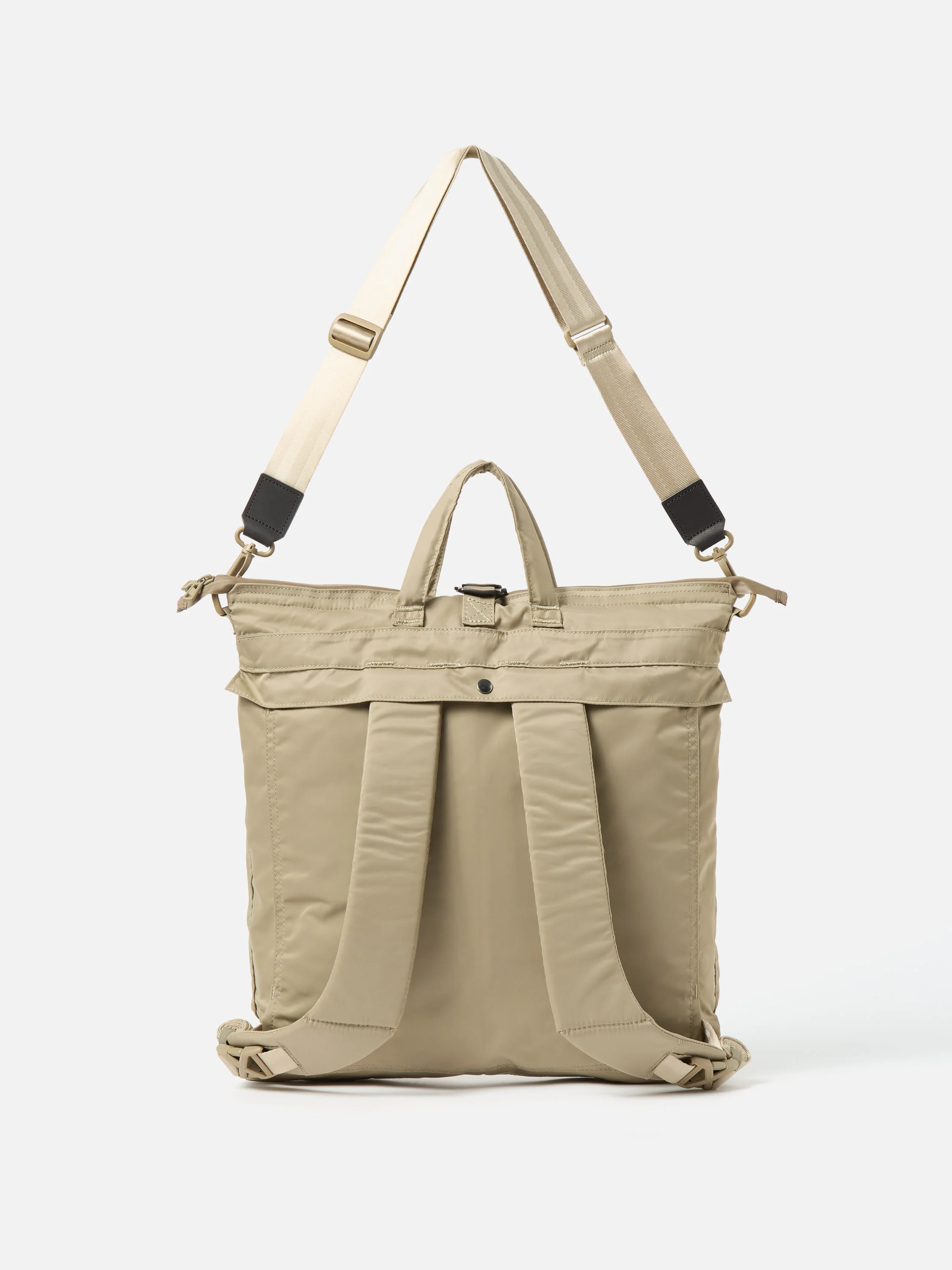 F/CE.® Sage Green Recycled Twill 3-Way Helmet Bag - Image 4