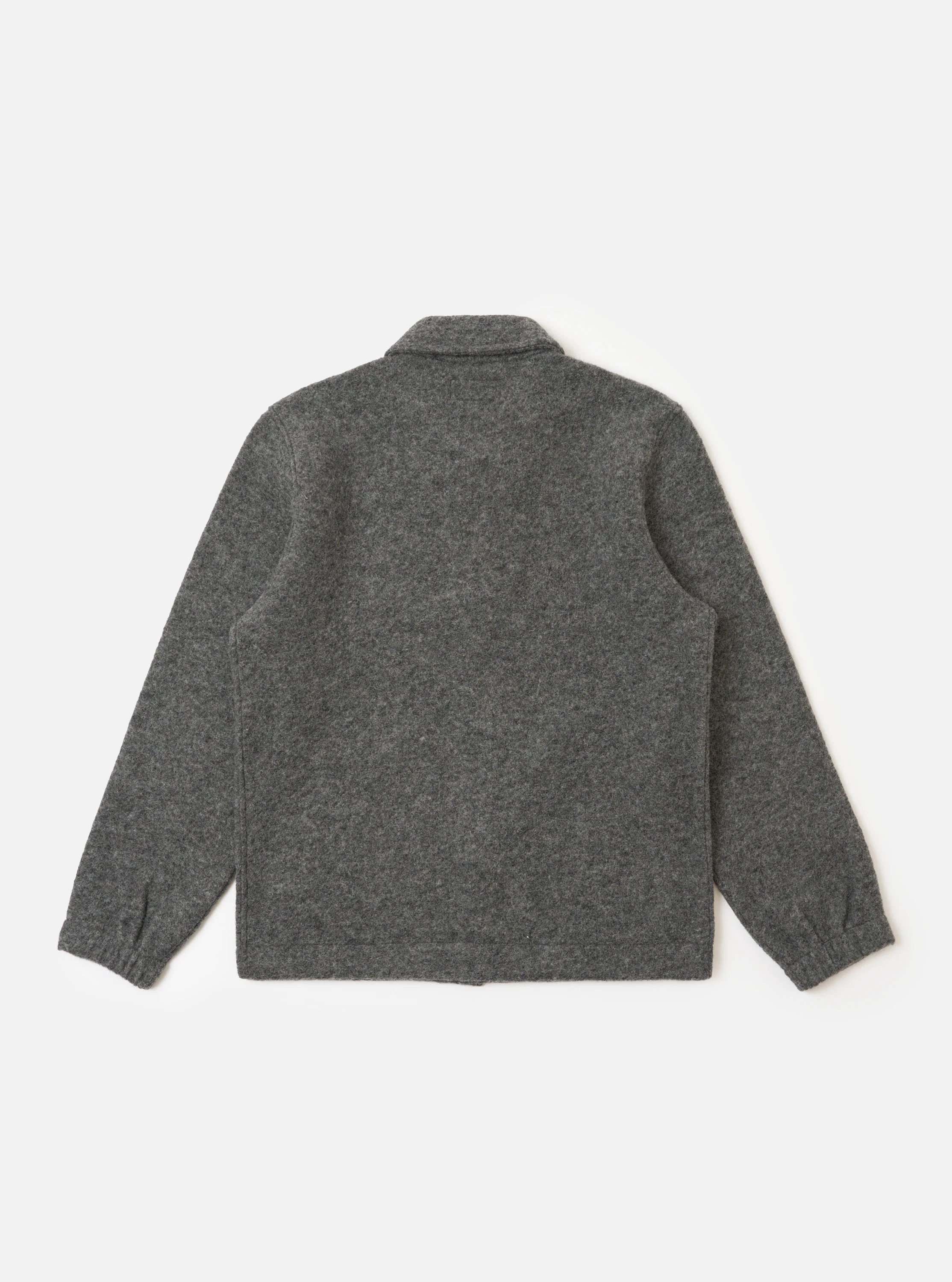 Grey Marl Wool Fleece Rams Jacket - Image 5