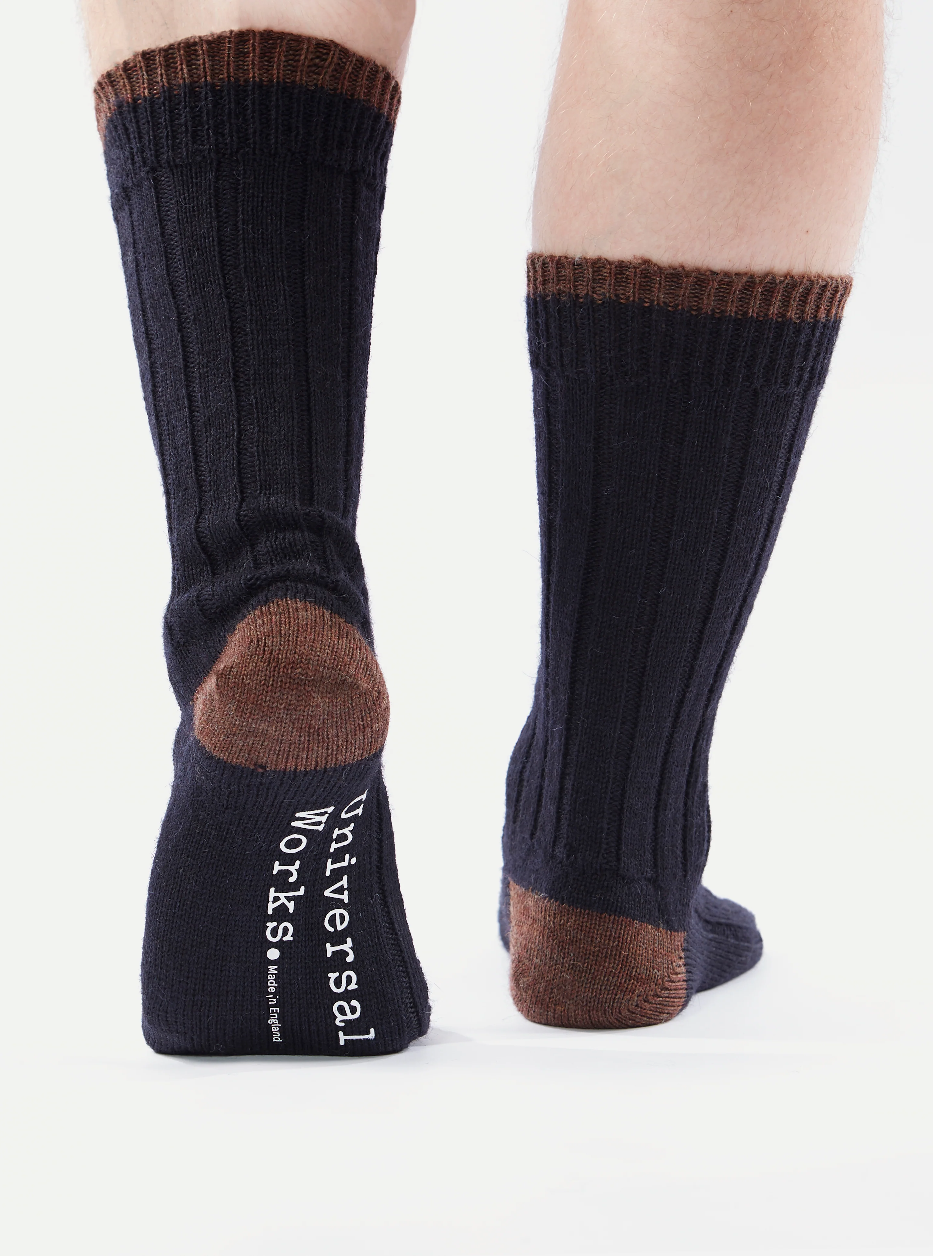 Navy Wool Hike Sock - Image 5