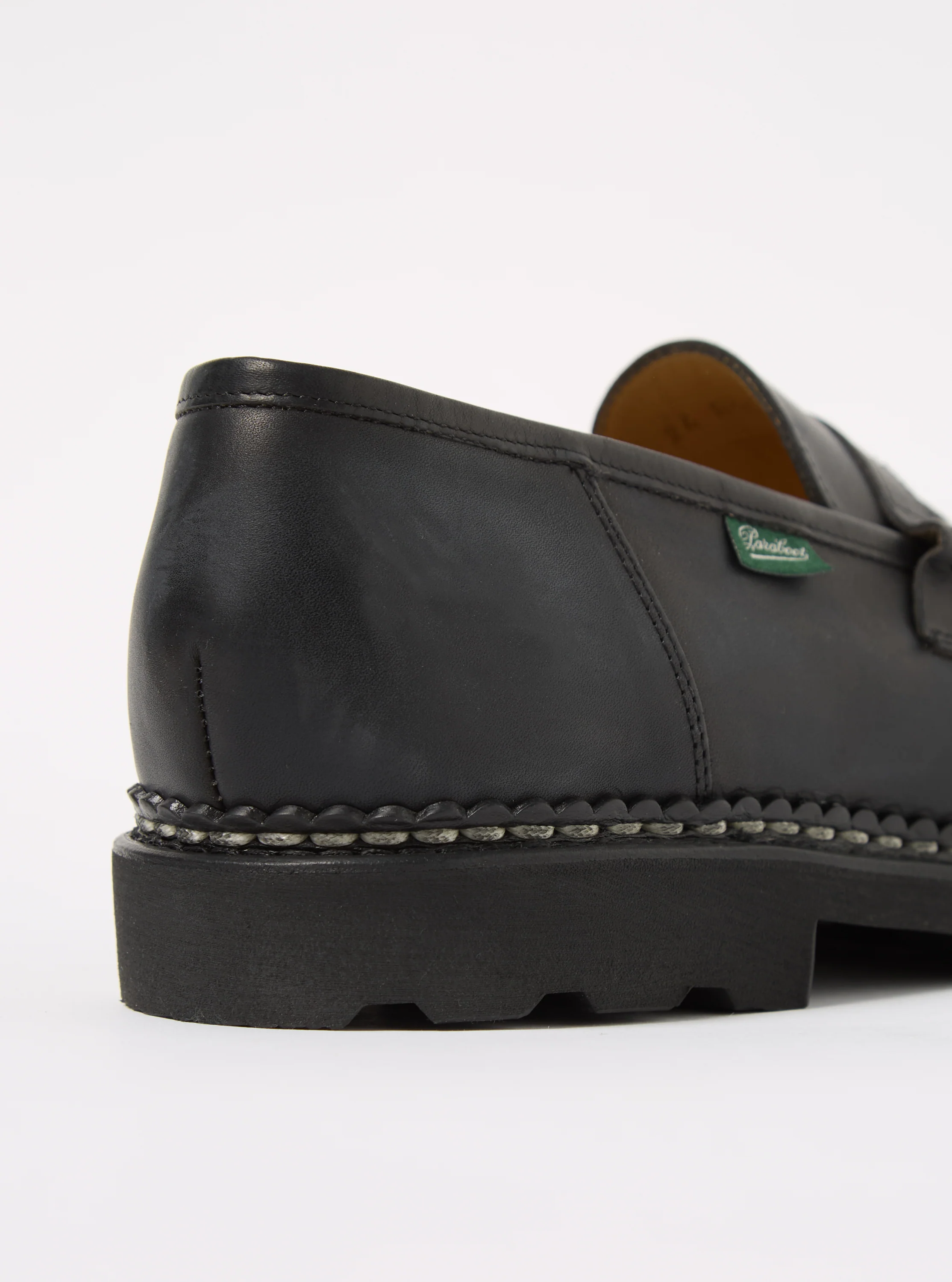Paraboot Black Leather Reims Marche - Image 3