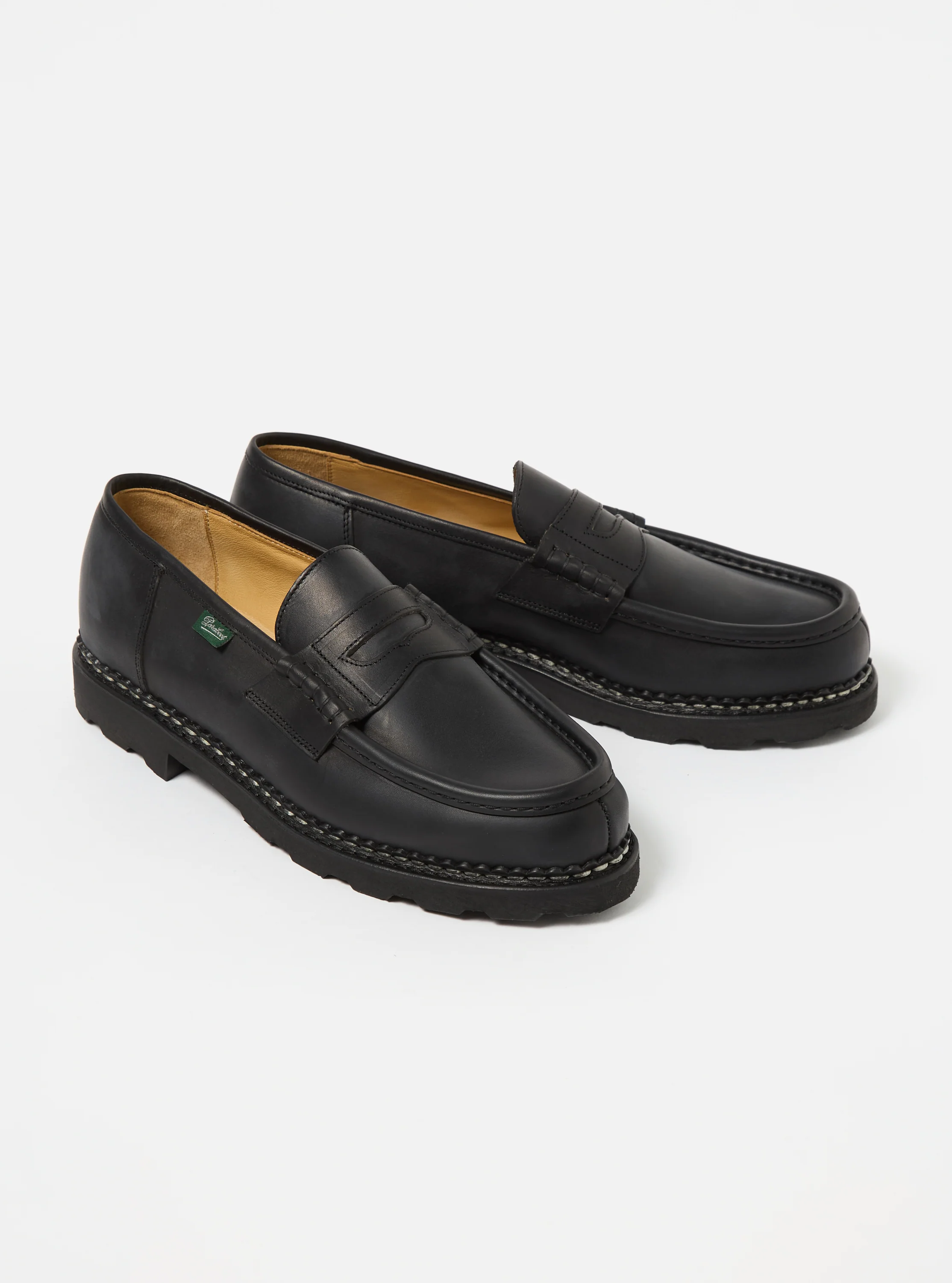 Paraboot Black Leather Reims Marche - Image 5