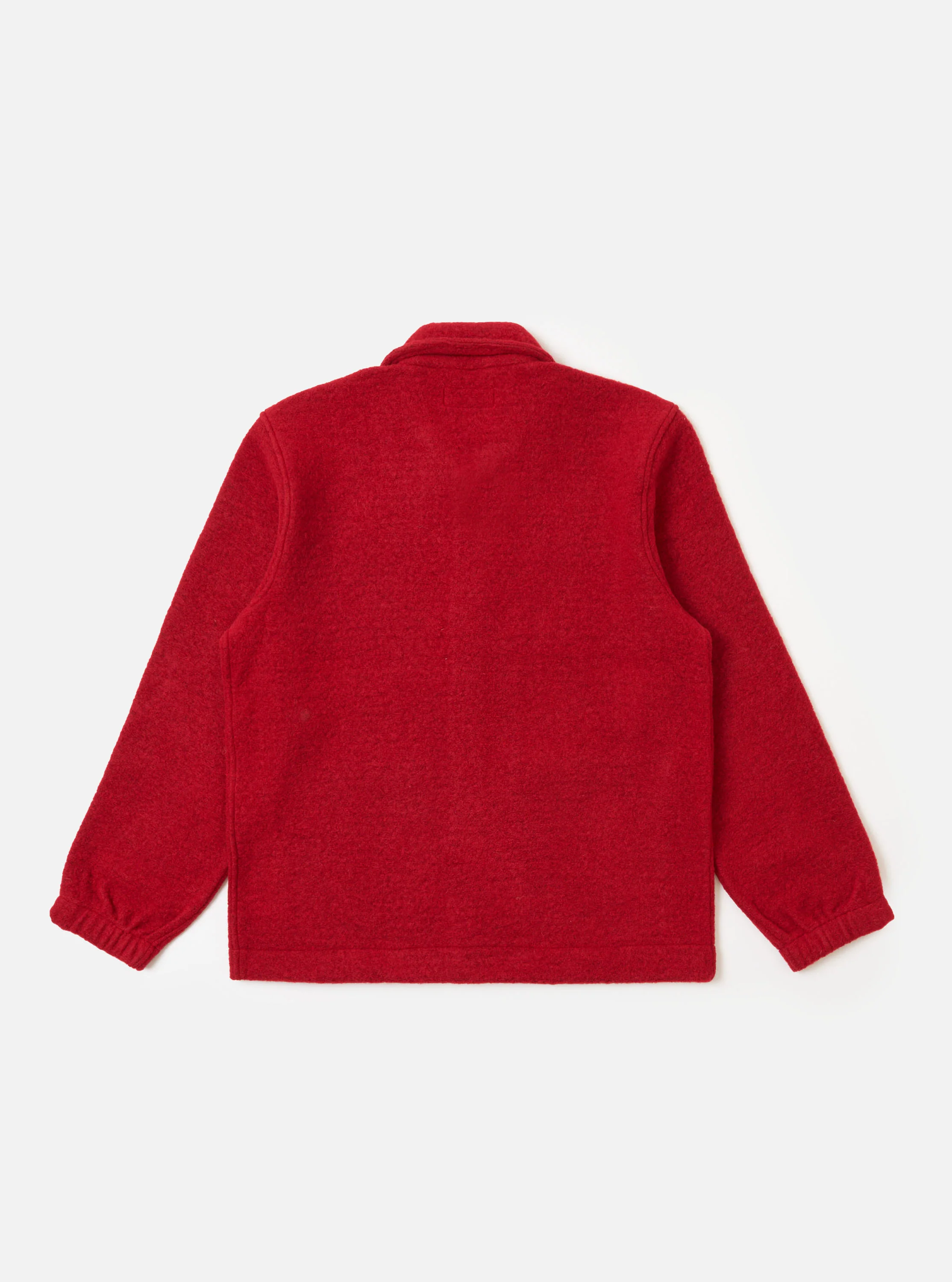 Red Wool Fleece Rams Jacket - Image 5