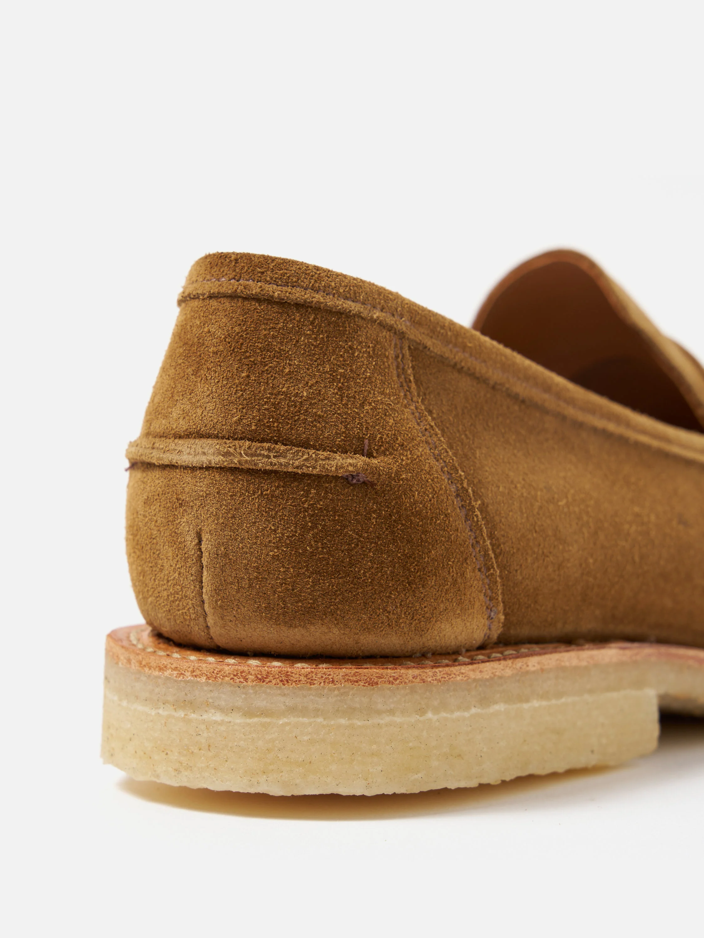 Sanders for Universal Works Tobacco Suede Edwin Loafer - Image 3