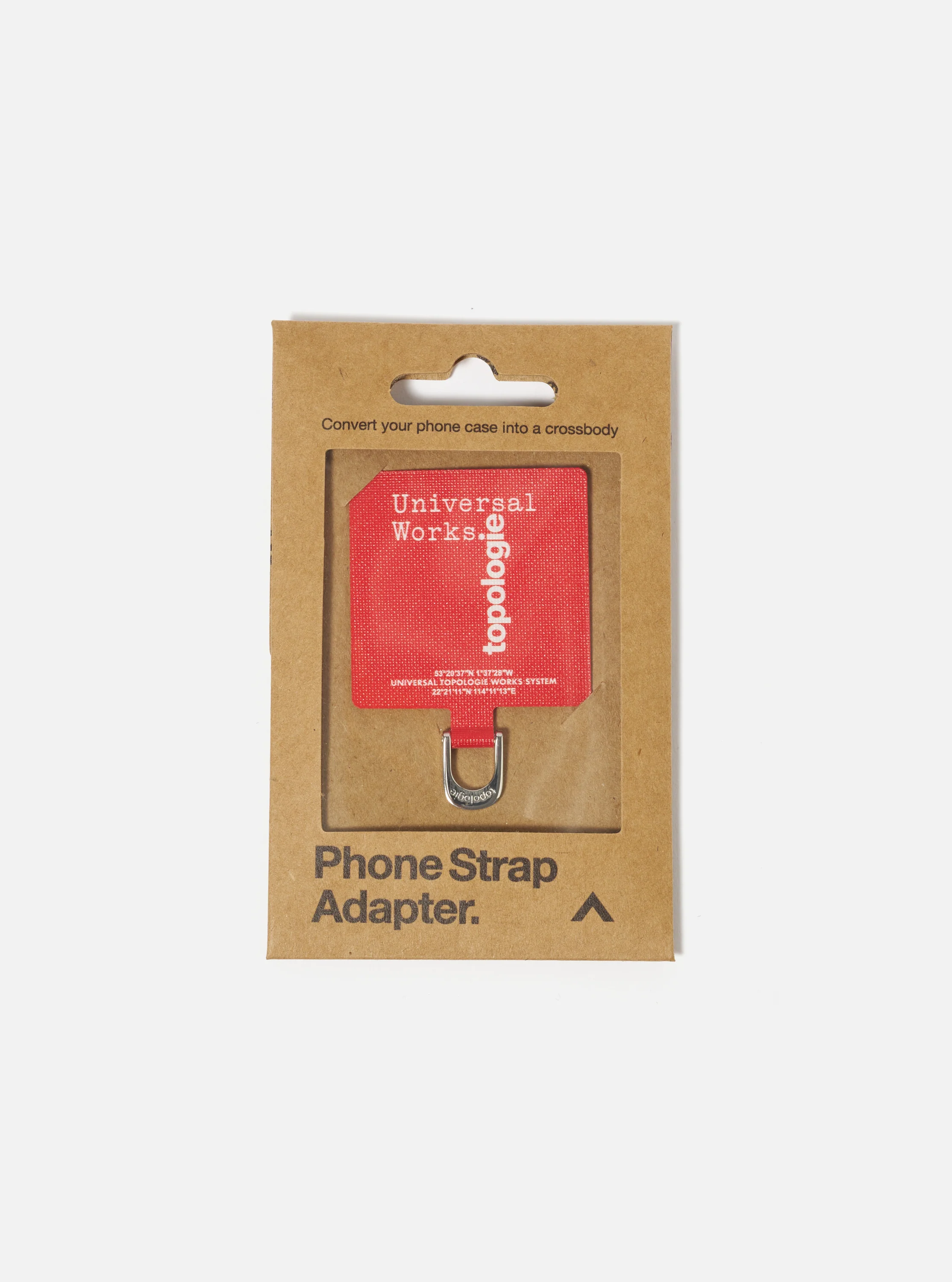 Topologie x Universal Works Red UW Tech Phone Strap Adapter - Image 3