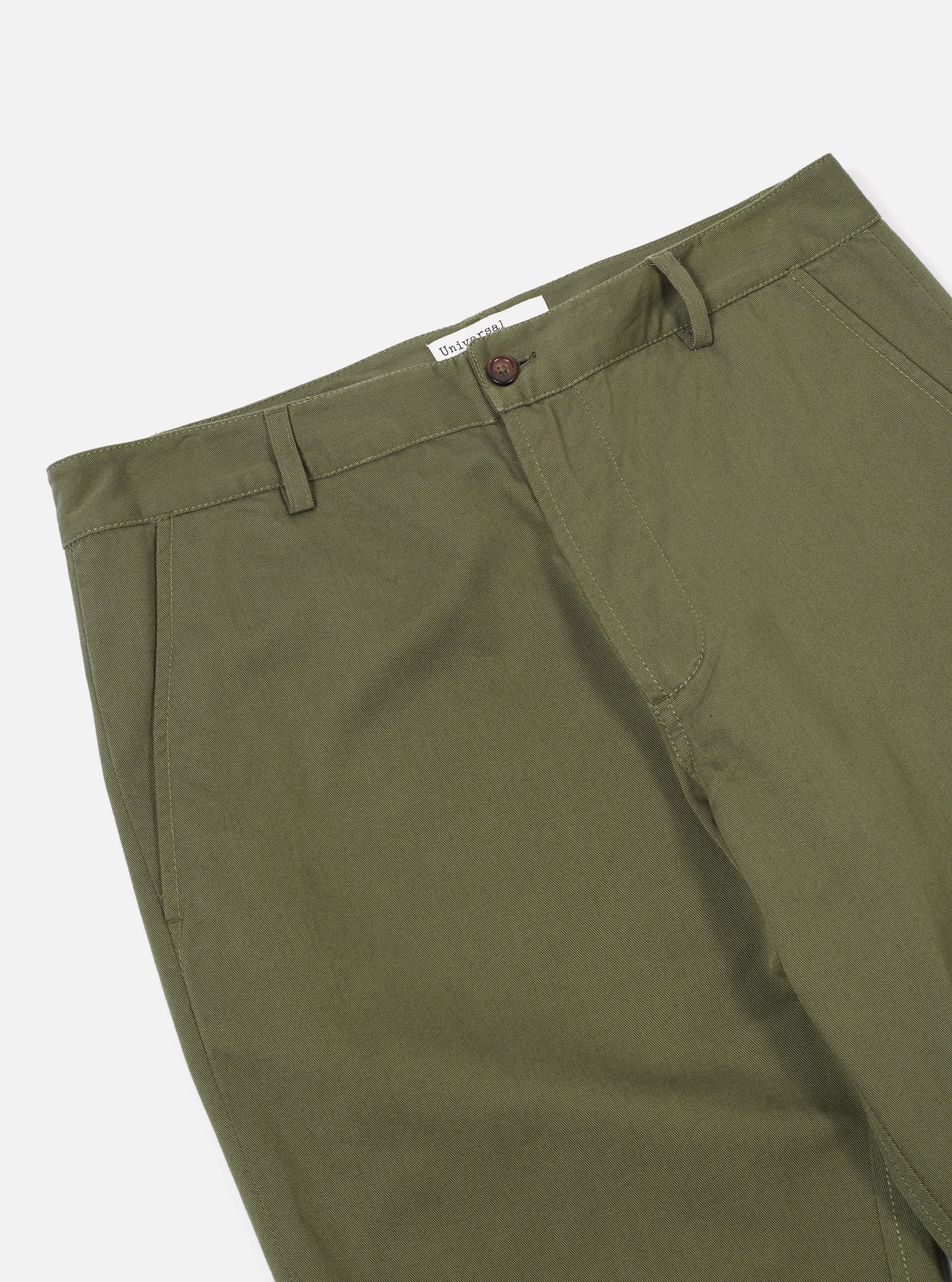 Light Olive Twill Aston Pant - Image 4