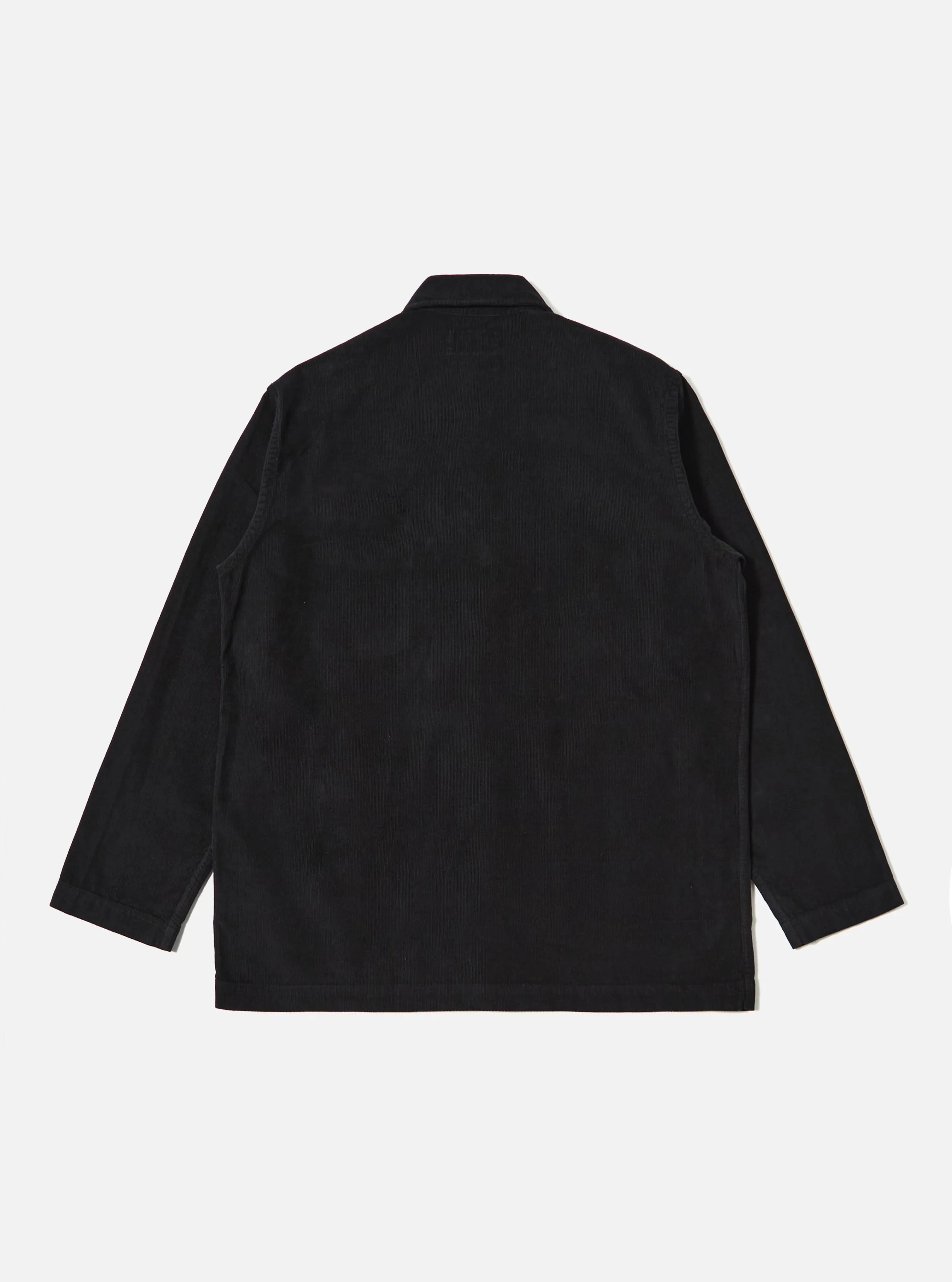Black Fine Cord Bakers Overshirt - Image 5
