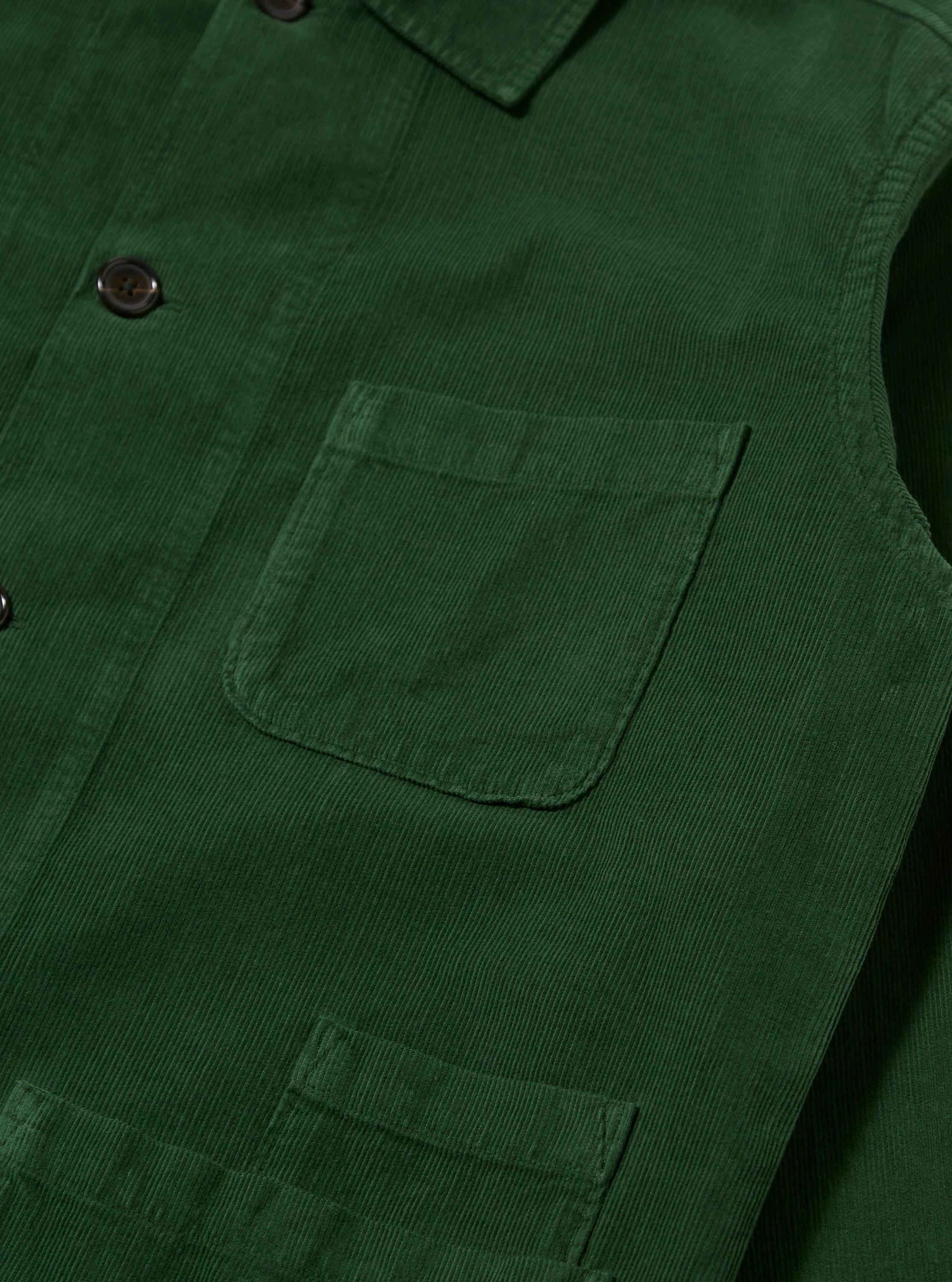 Green Fine Cord Bakers Overshirt - Image 7