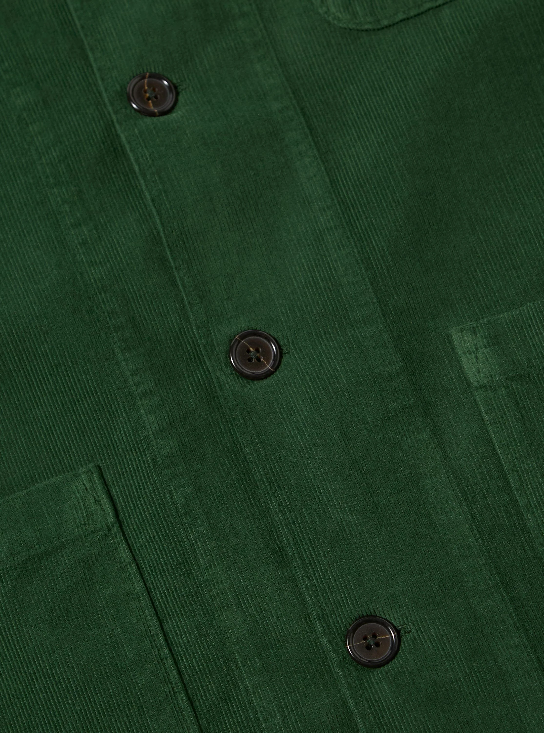 Green Fine Cord Bakers Overshirt - Image 8