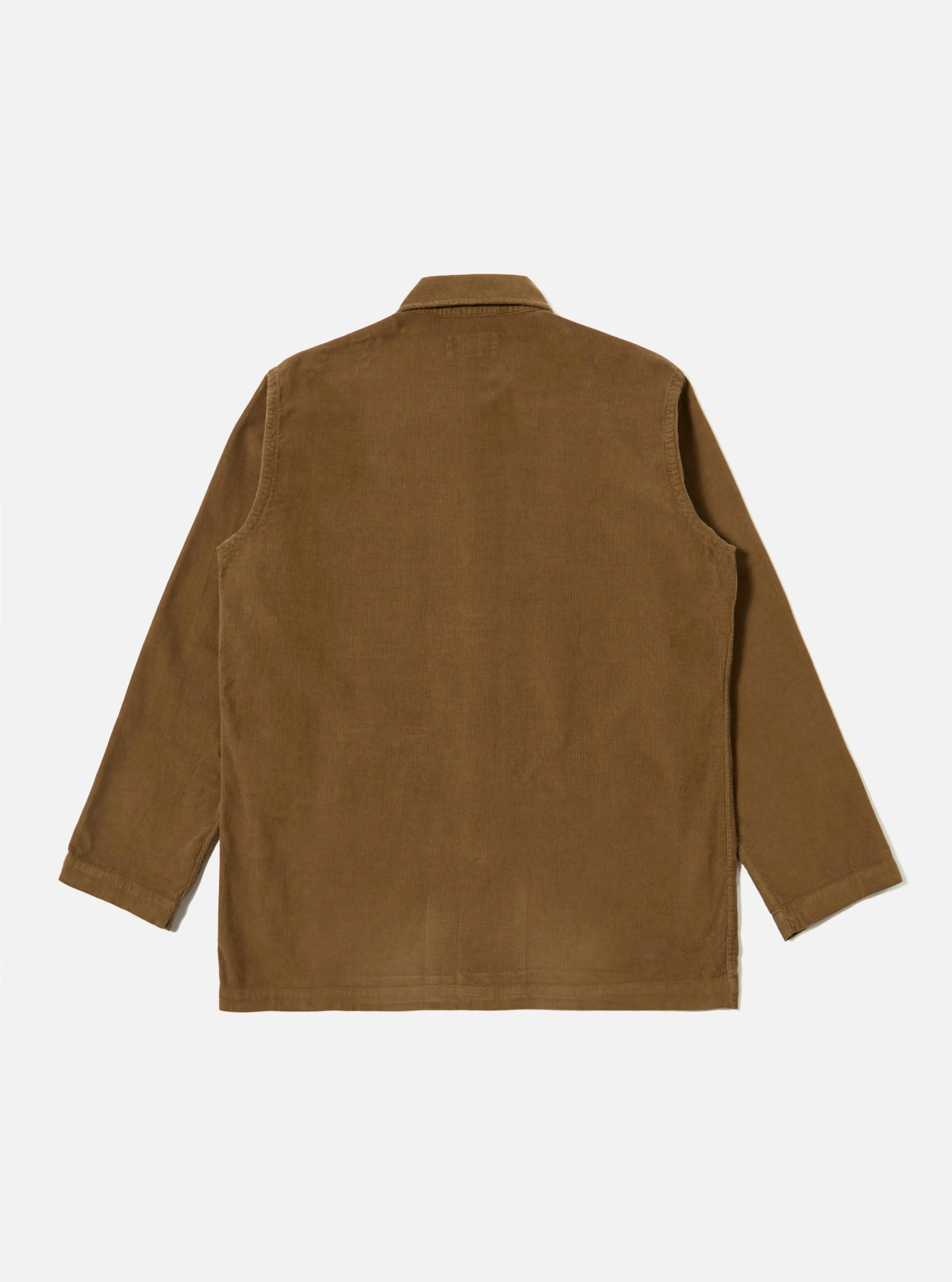 Khaki Fine Cord Bakers Overshirt - Image 4