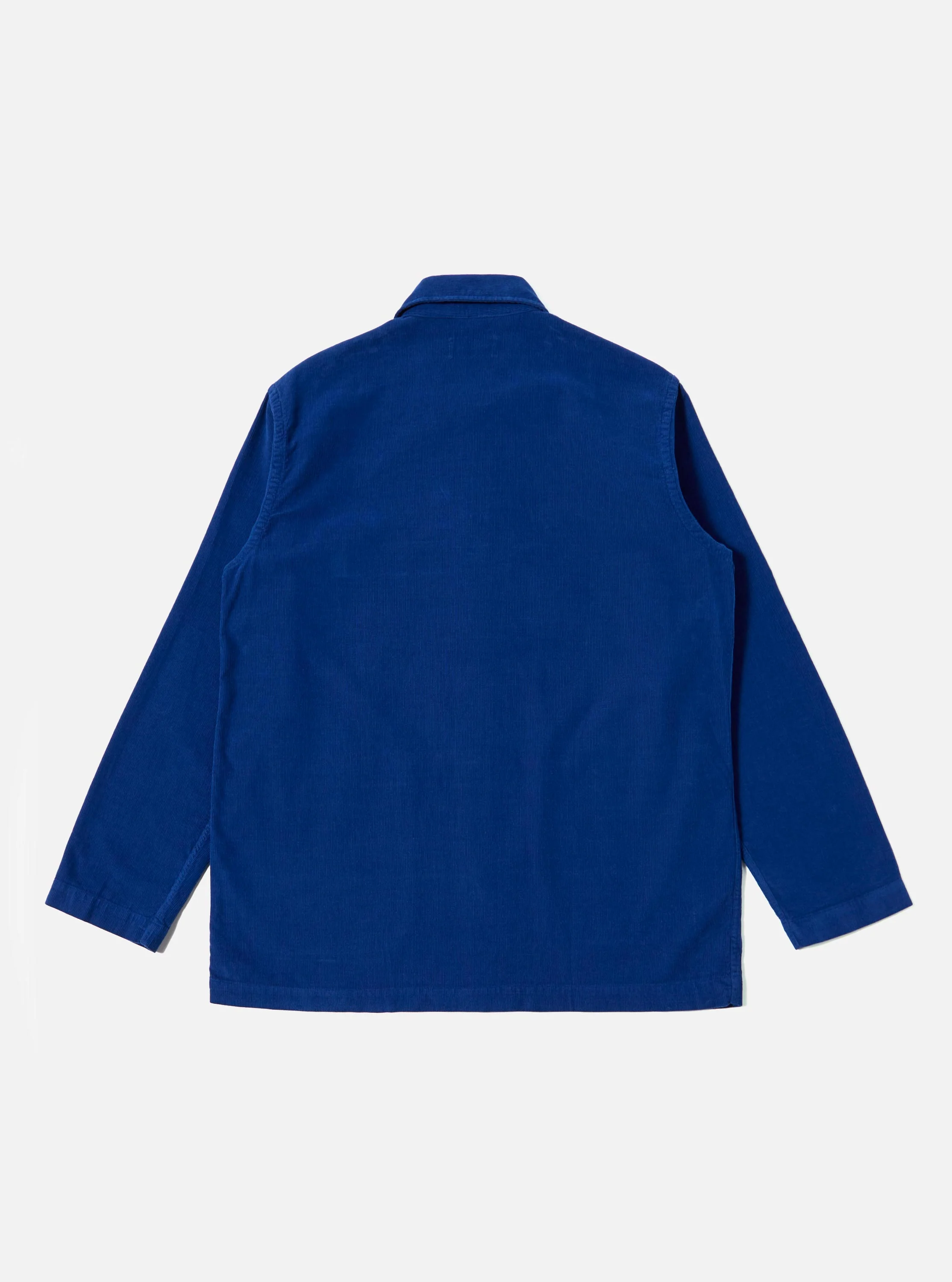 Work Blue Fine Cord Bakers Overshirt - Image 5