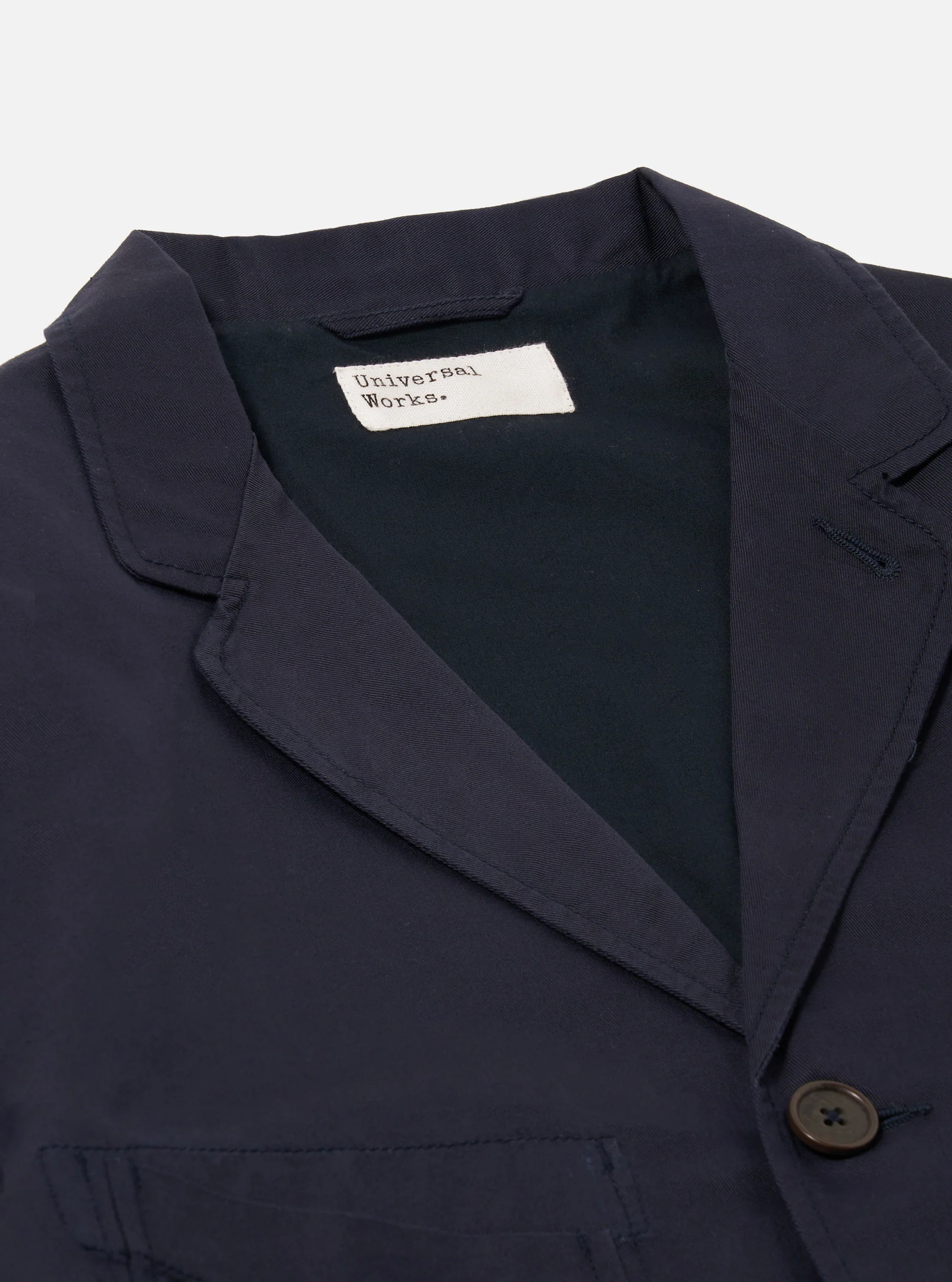 Navy Linen Cotton Barra Jacket - Image 4