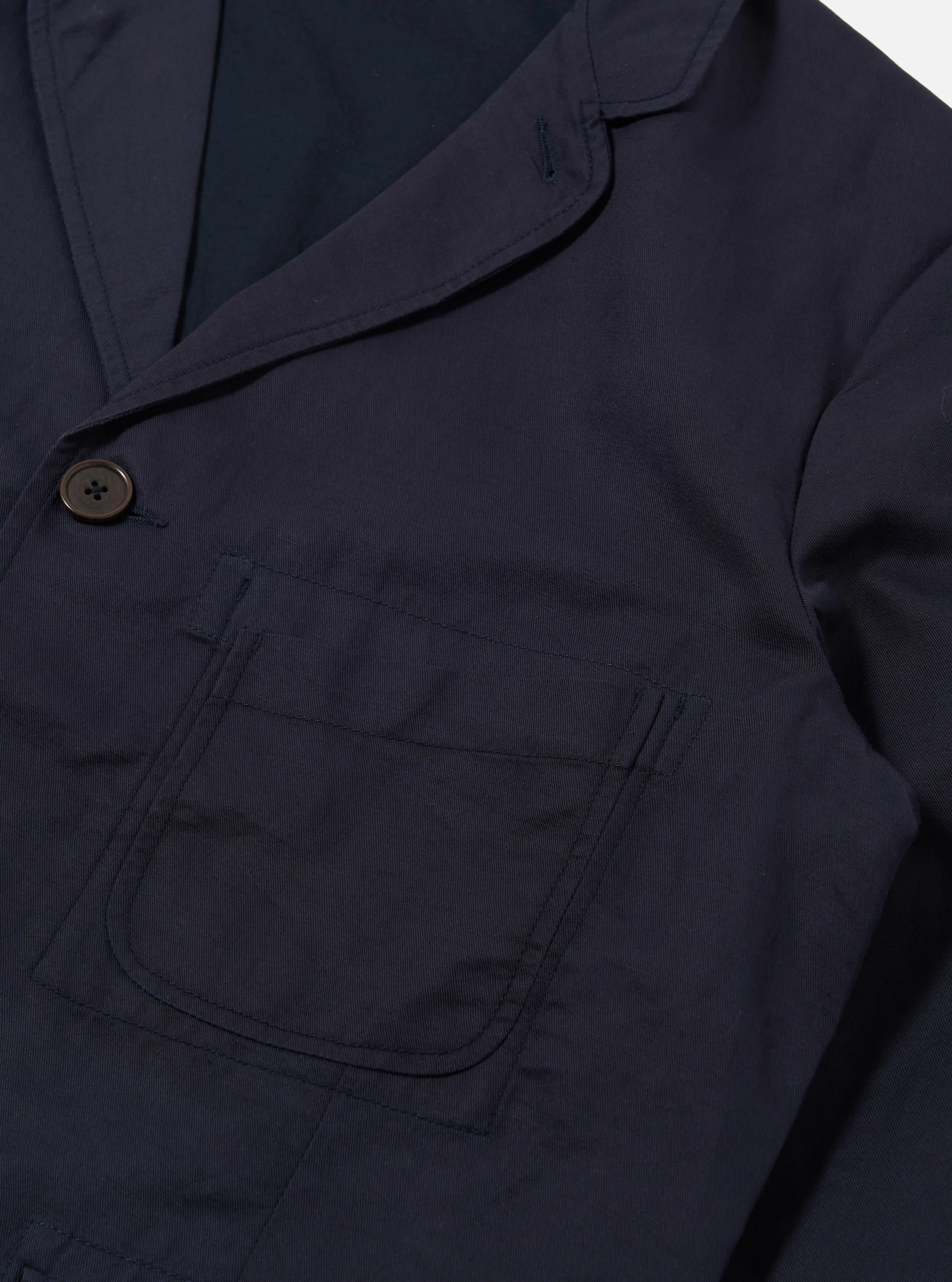 Navy Linen Cotton Barra Jacket - Image 5