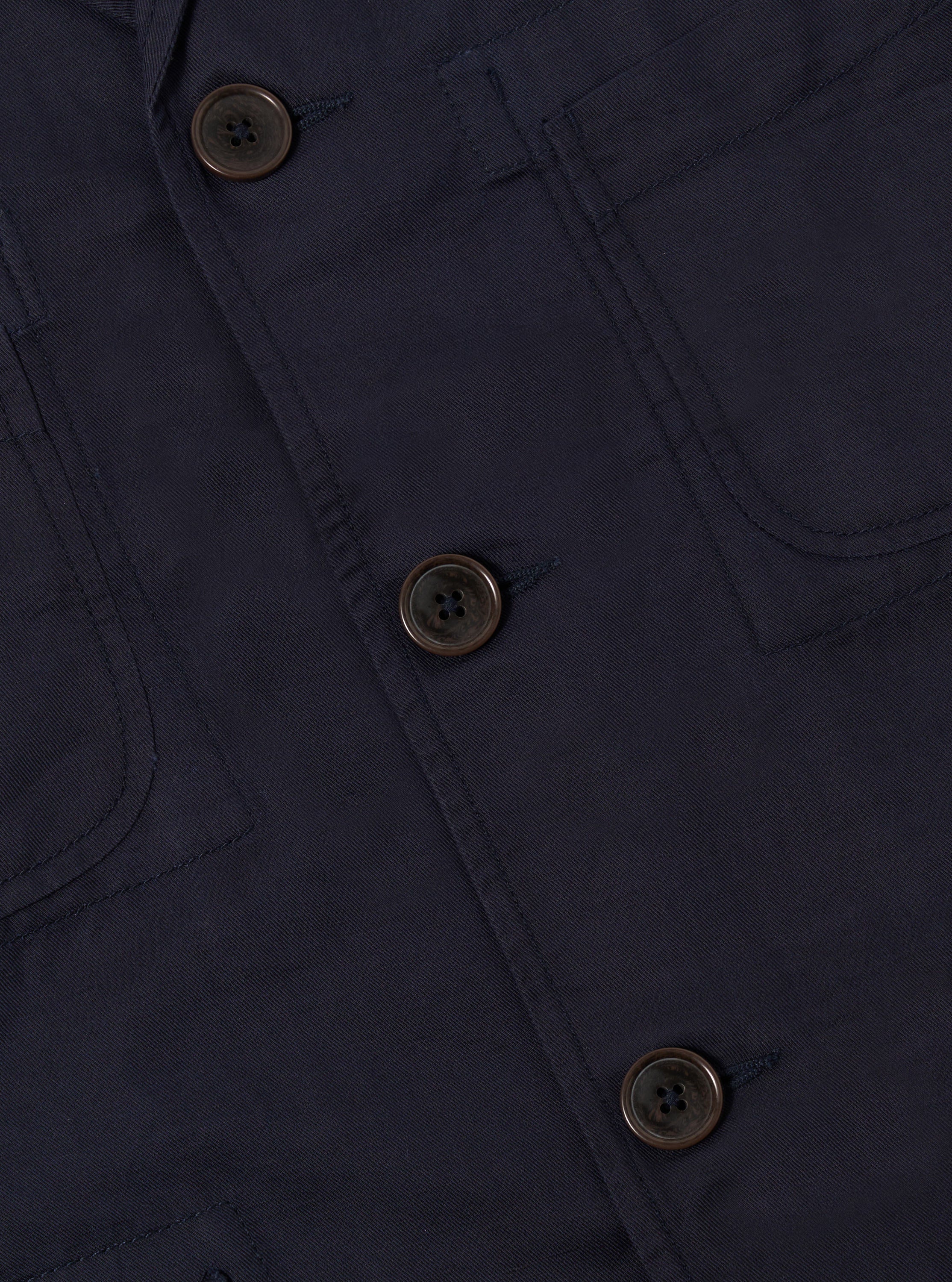 Navy Linen Cotton Barra Jacket - Image 6