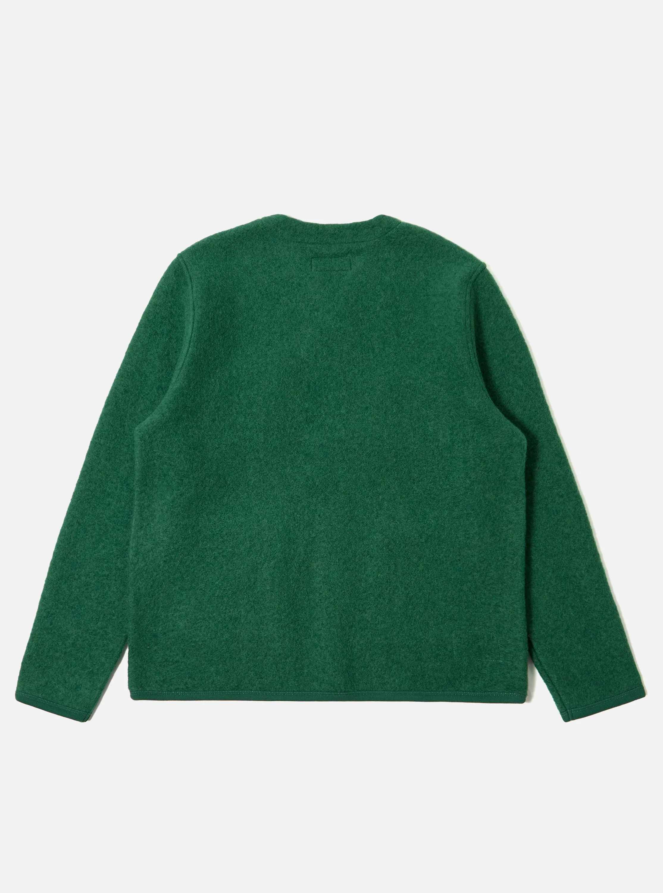 Green Wool Fleece Cardigan - Image 5