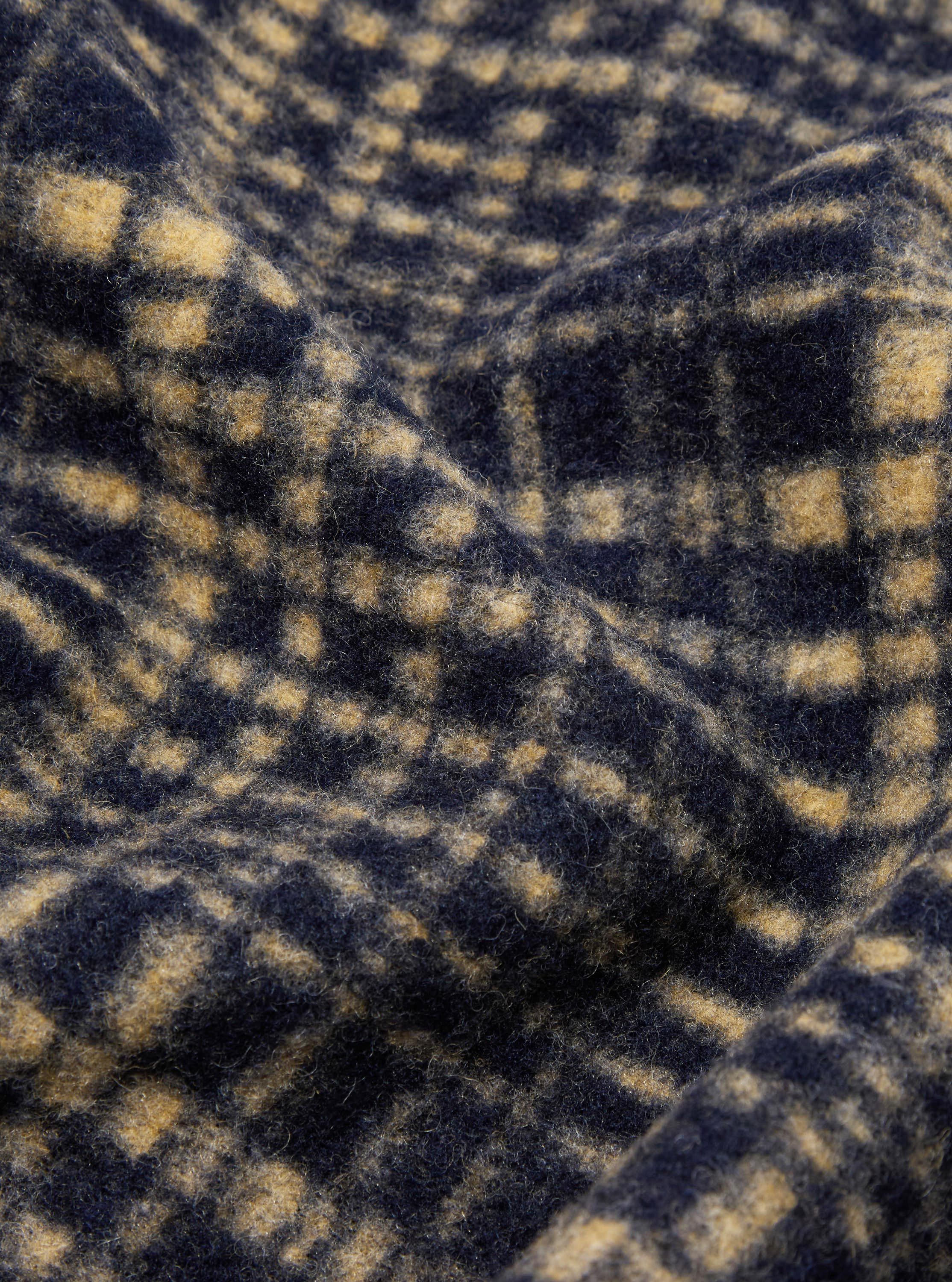 Navy Telepass Fleece Cardigan - Image 4