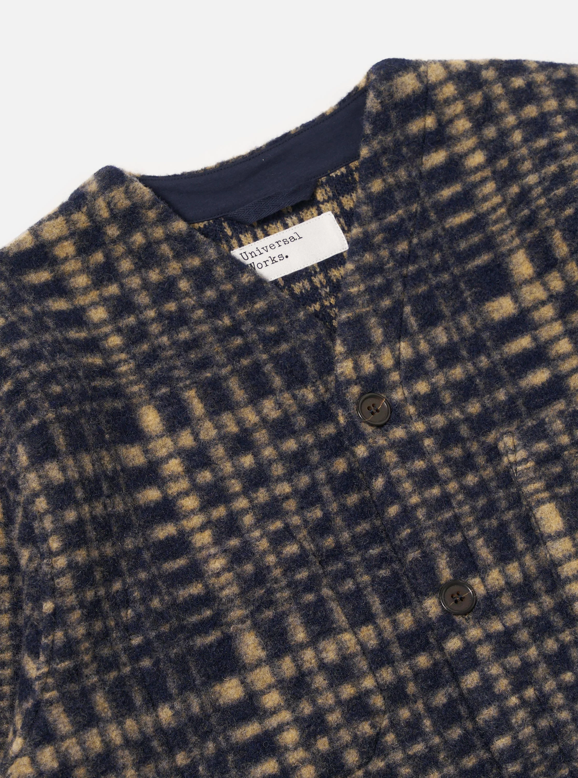 Navy Telepass Fleece Cardigan - Image 6