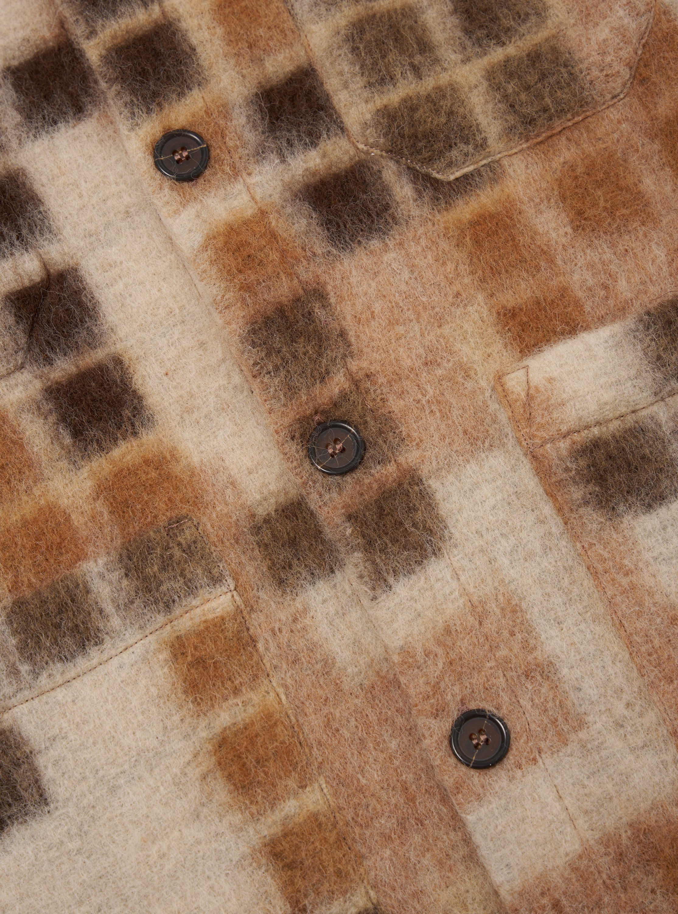 Sand Mosaic Fleece Cardigan - Image 5