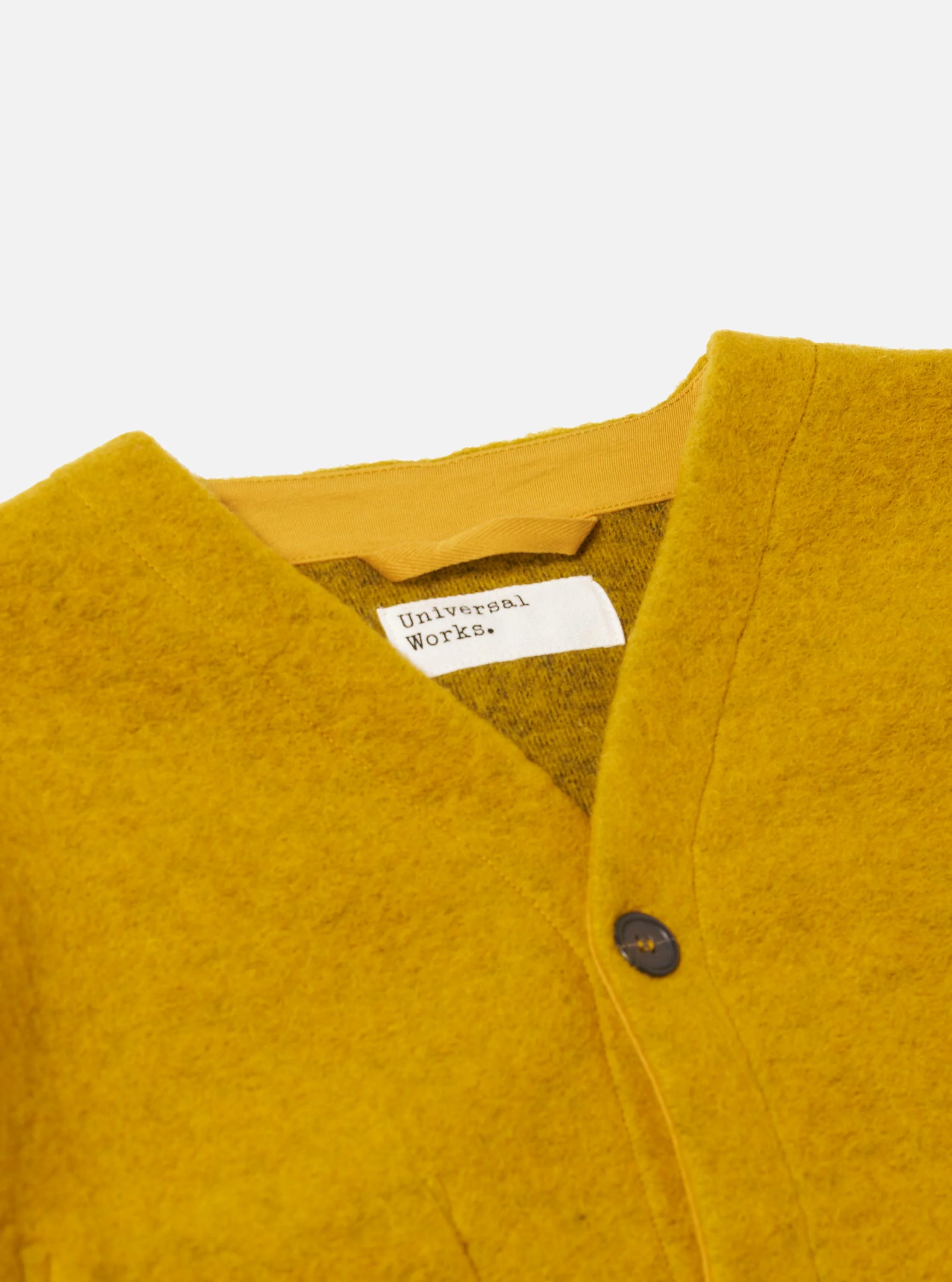 Yellow Wool Fleece Cardigan - Image 6