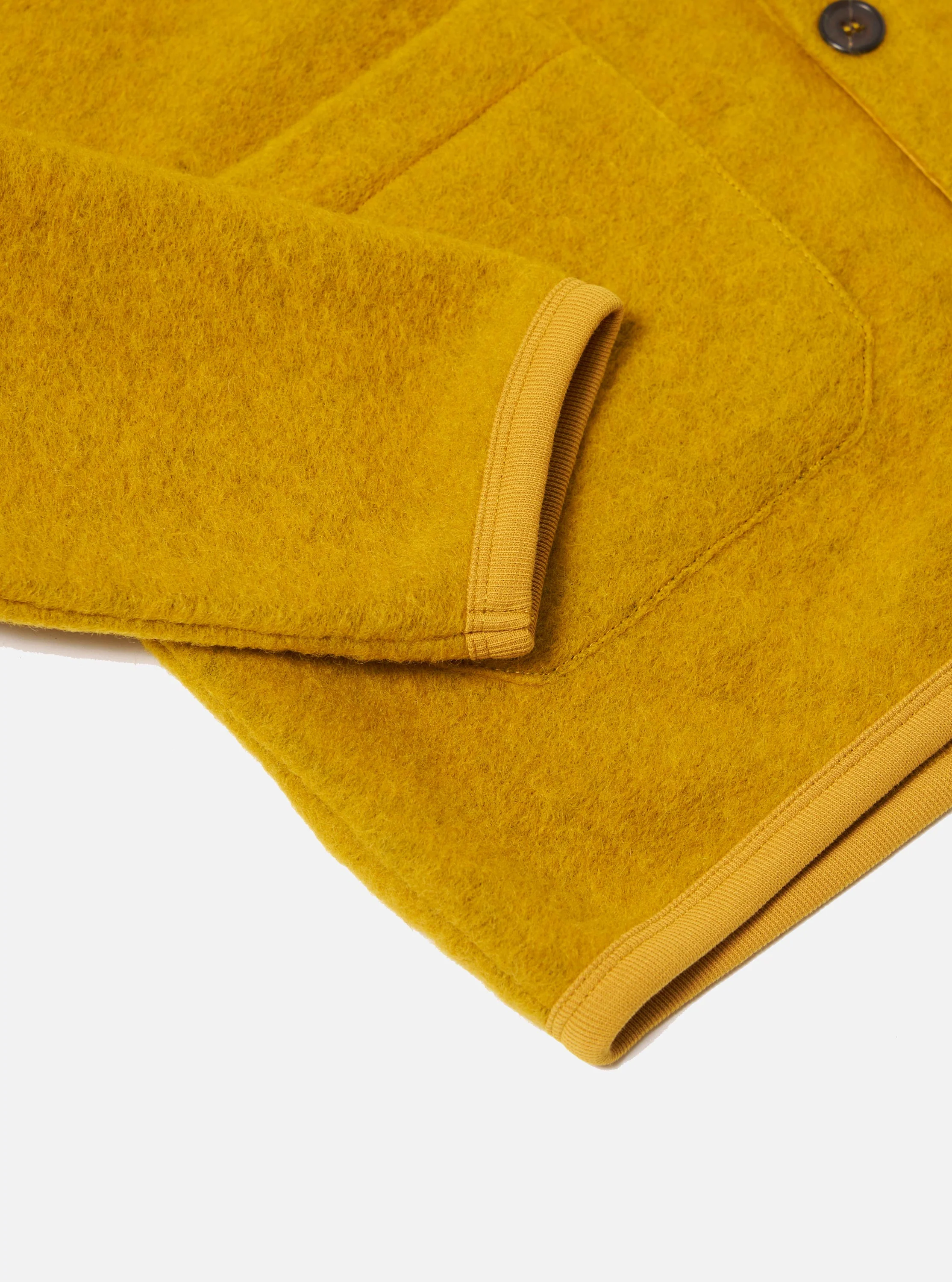 Yellow Wool Fleece Cardigan - Image 9
