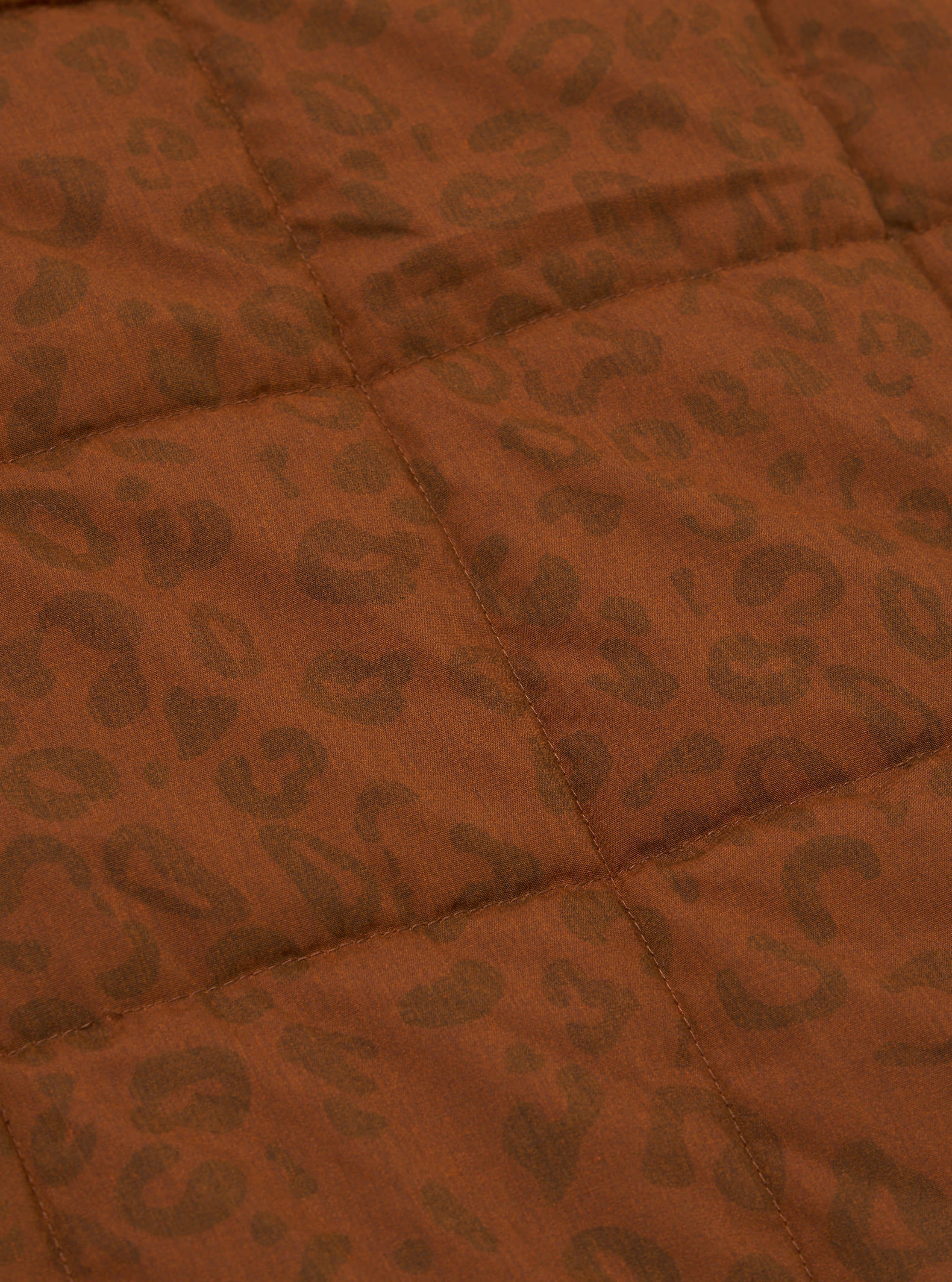 Orange Leopard Recycled Polytech Carlton Gilet - Image 7