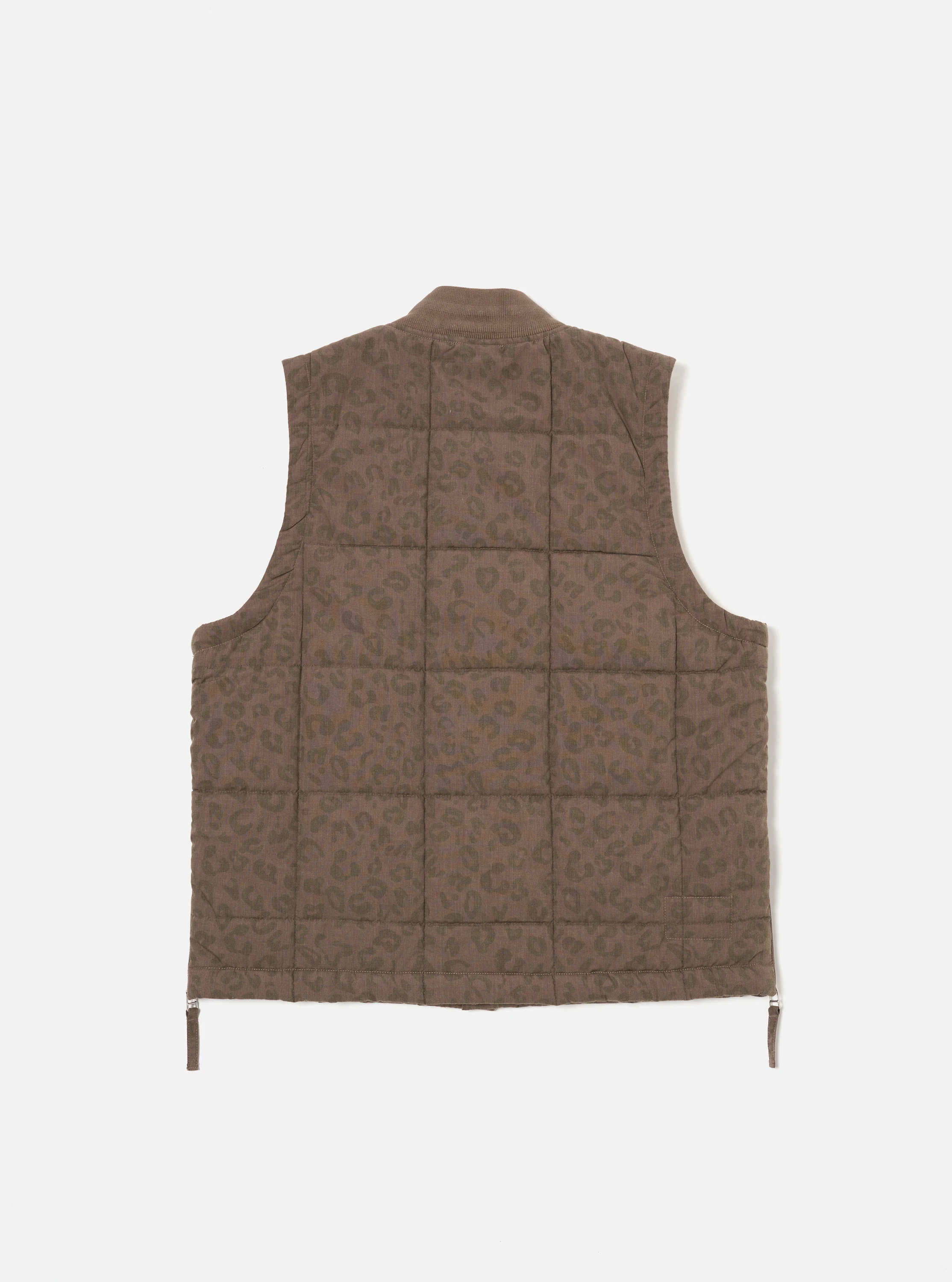 Sand Leopard Recycled Polytech Carlton Gilet - Image 3