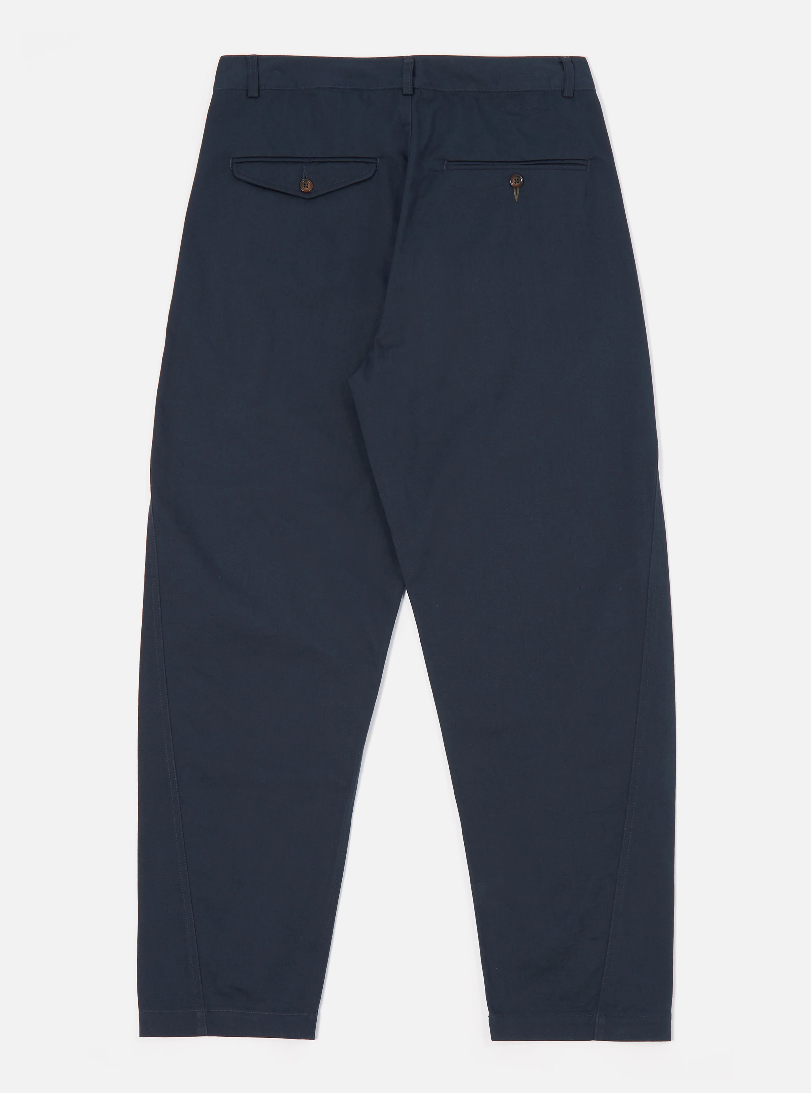 Navy Twill Curved Pant - Image 3
