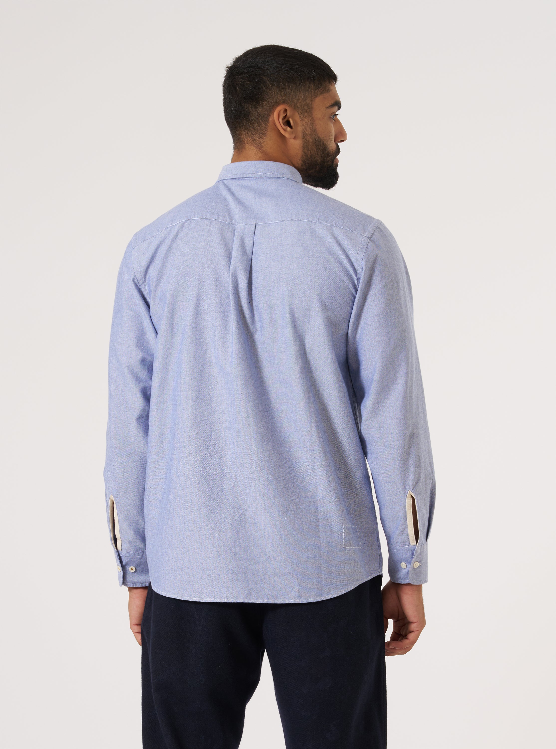 Blue Oxford Daybrook Shirt - Image 3