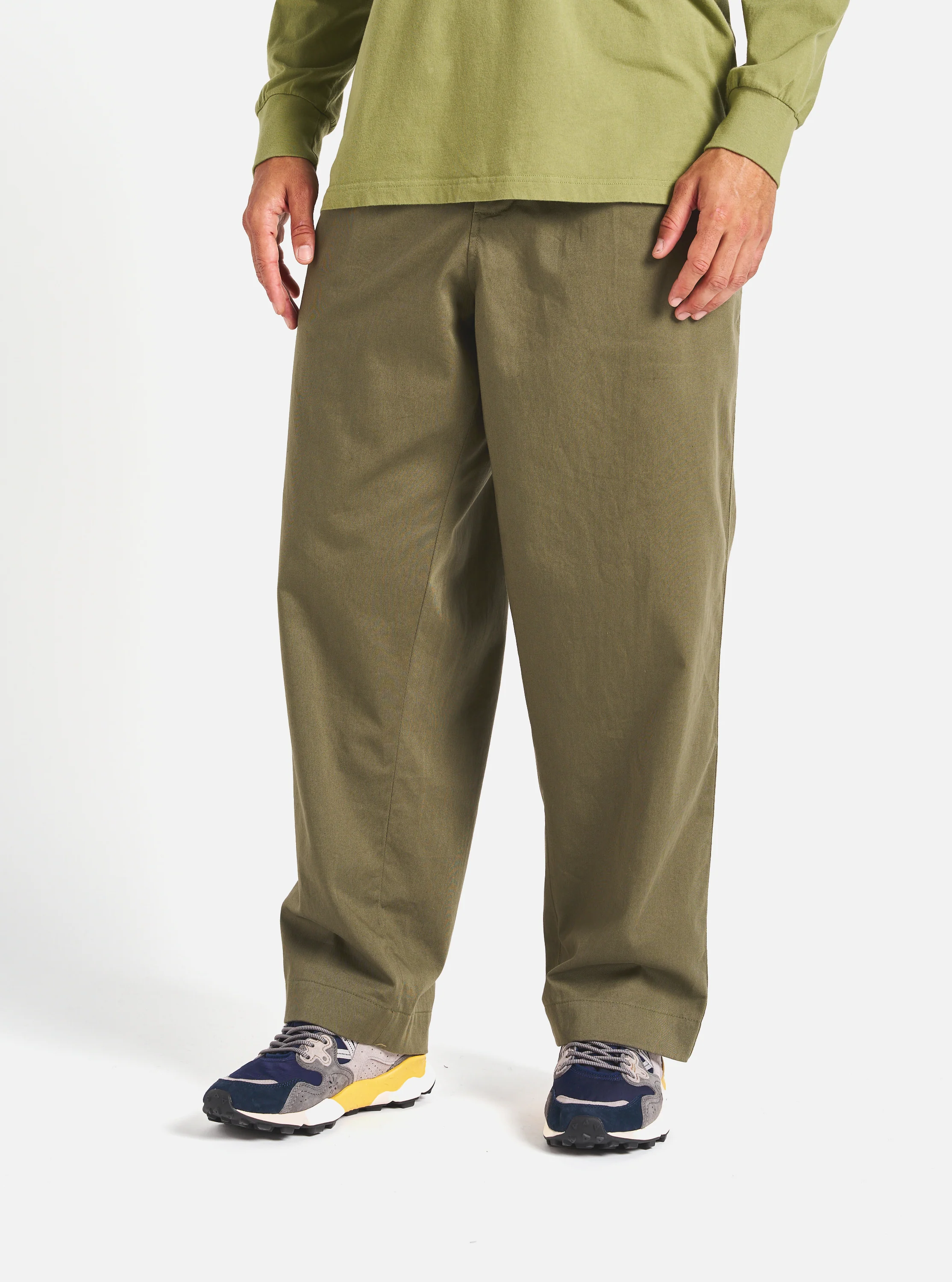 Light Olive Twill Duke Pant - Image 3