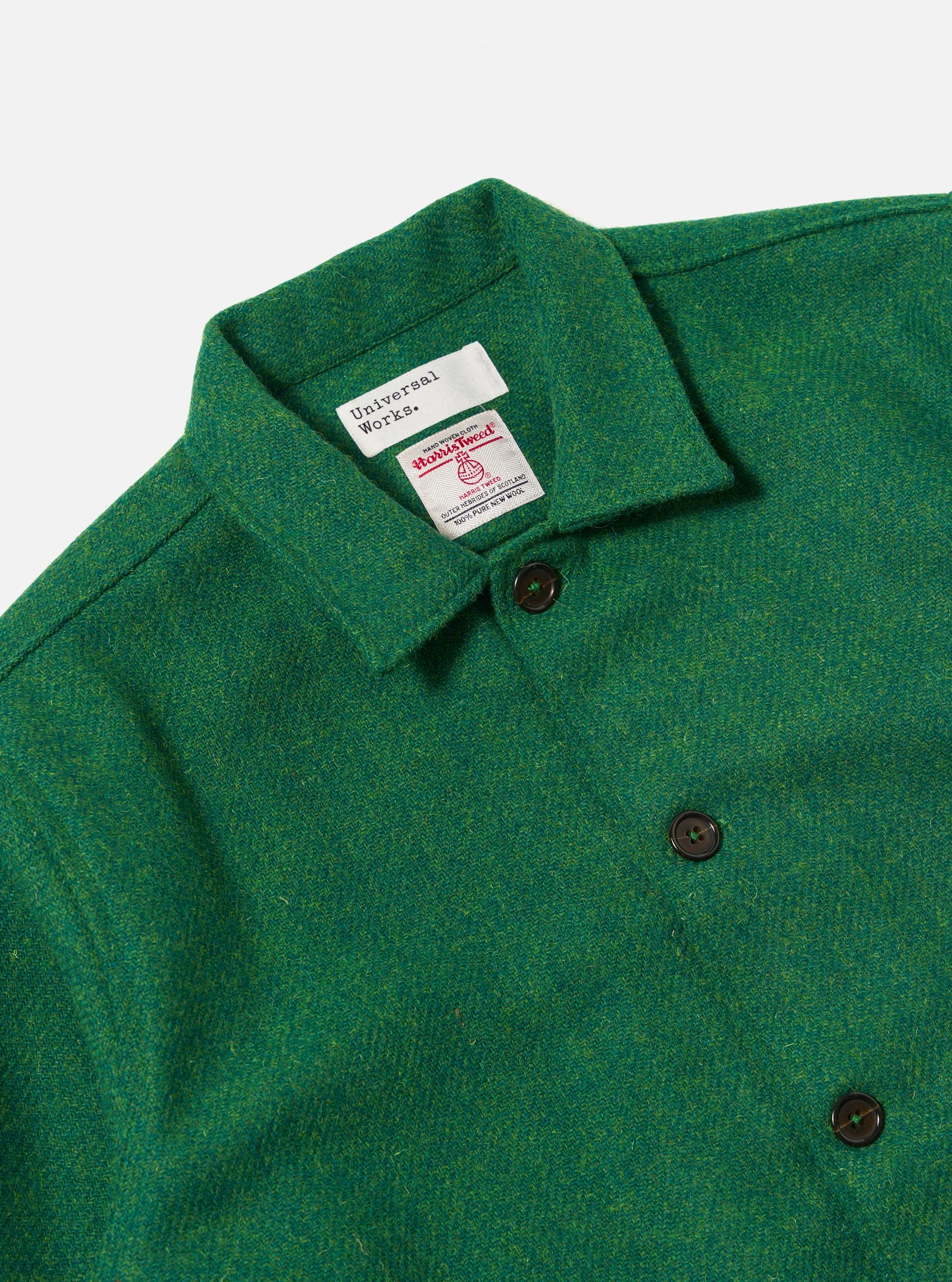 Green Harris Tweed Easy Jacket - Image 6