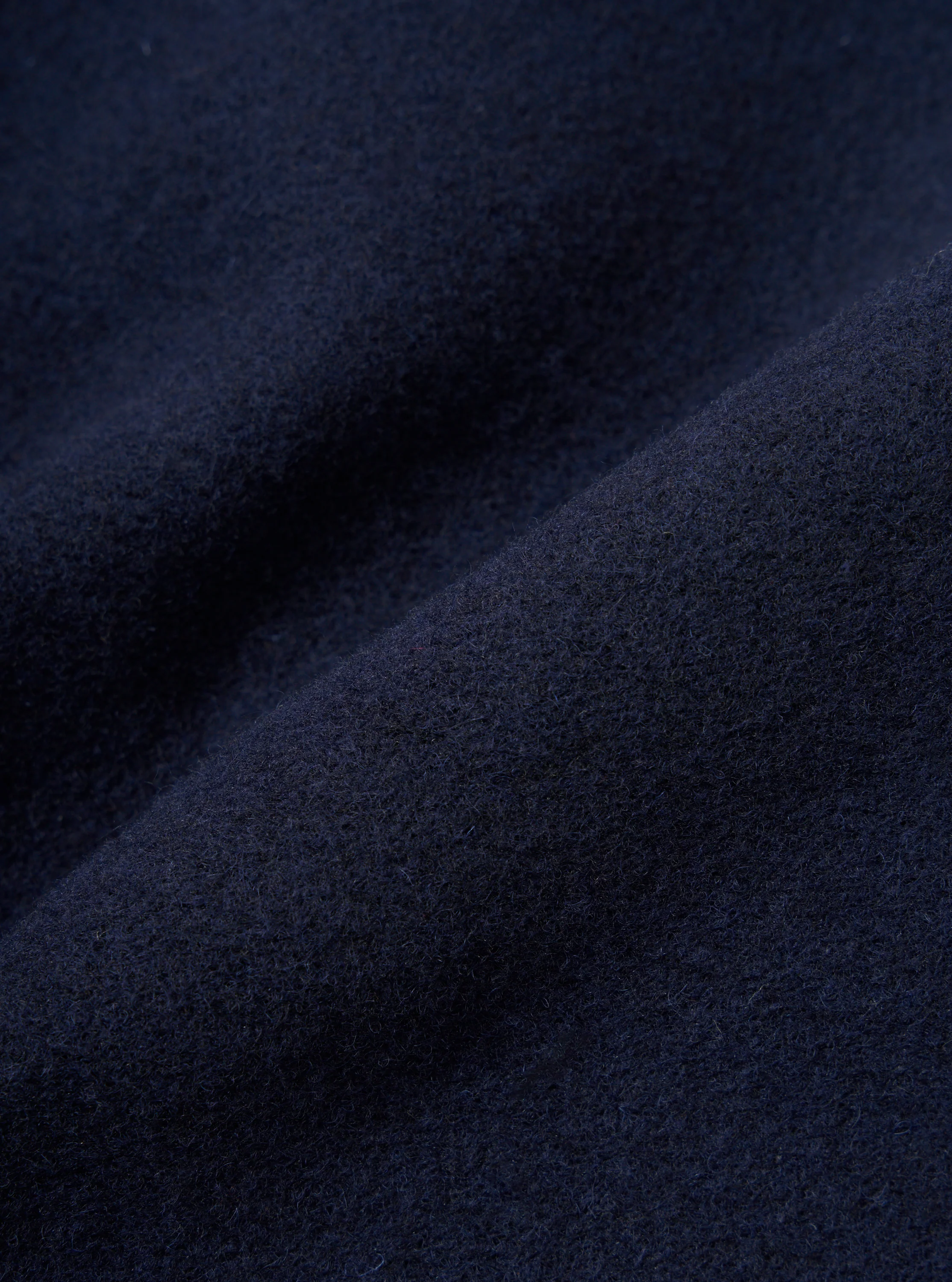 Navy Techno Melton Plain Field Jacket - Image 4