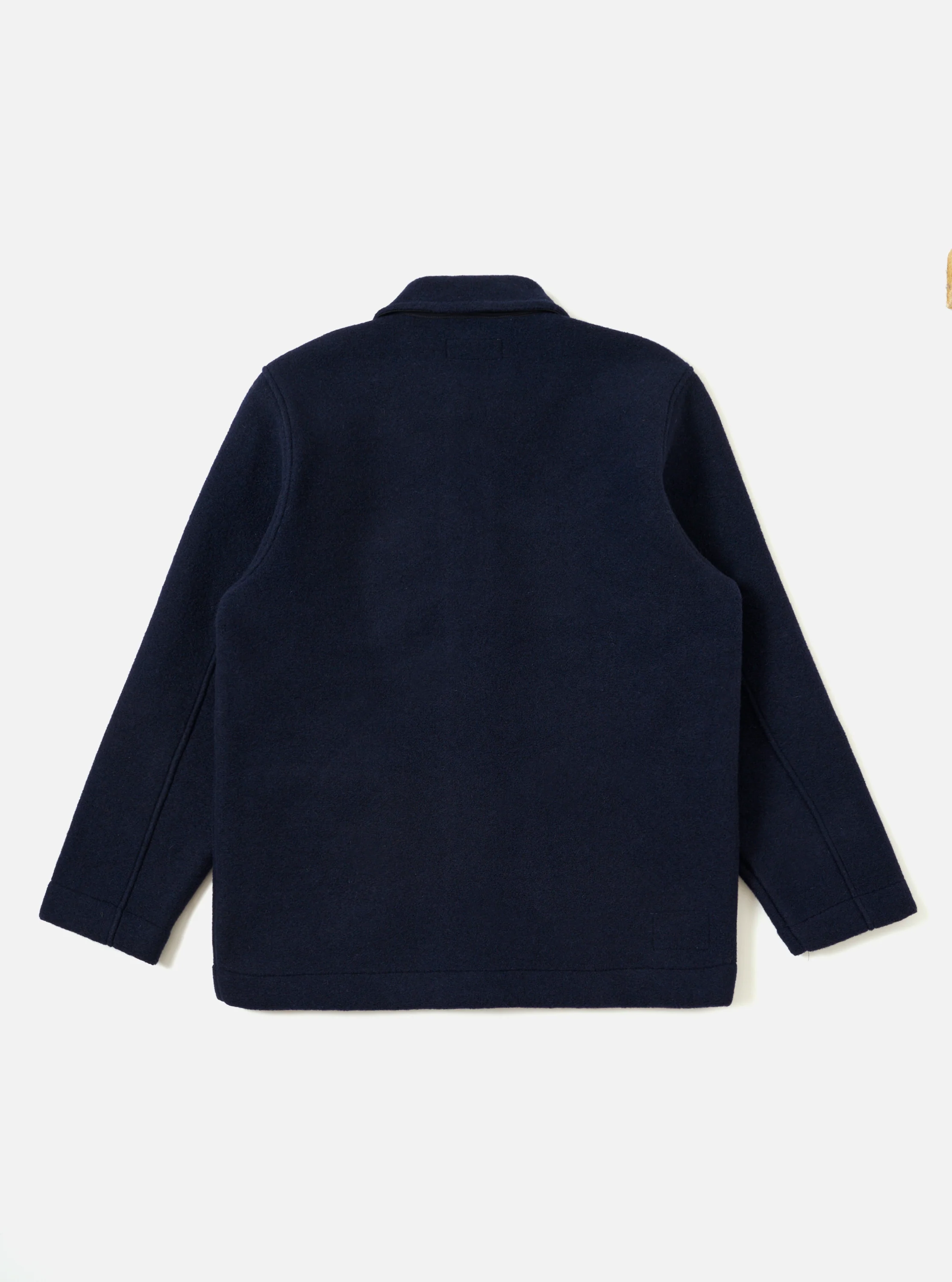 Navy Techno Melton Plain Field Jacket - Image 5