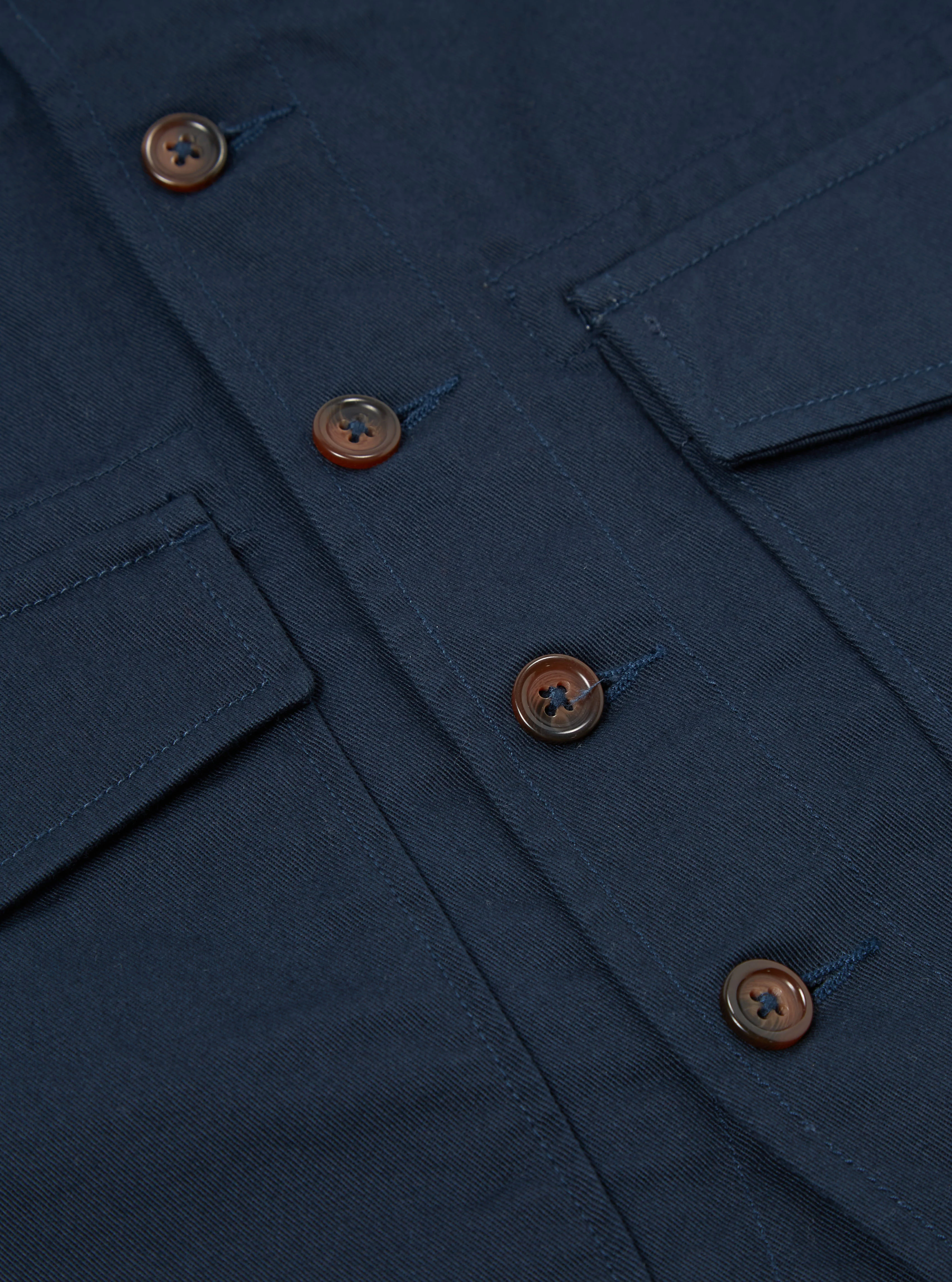 Navy Twill Field Waistcoat - Image 6