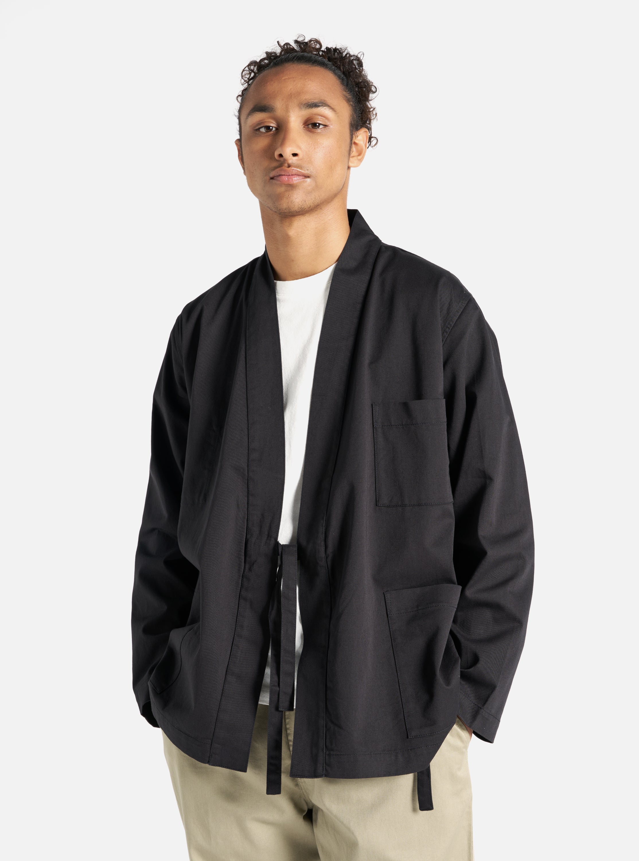 Black Twill Kyoto Work Jacket - Image 4