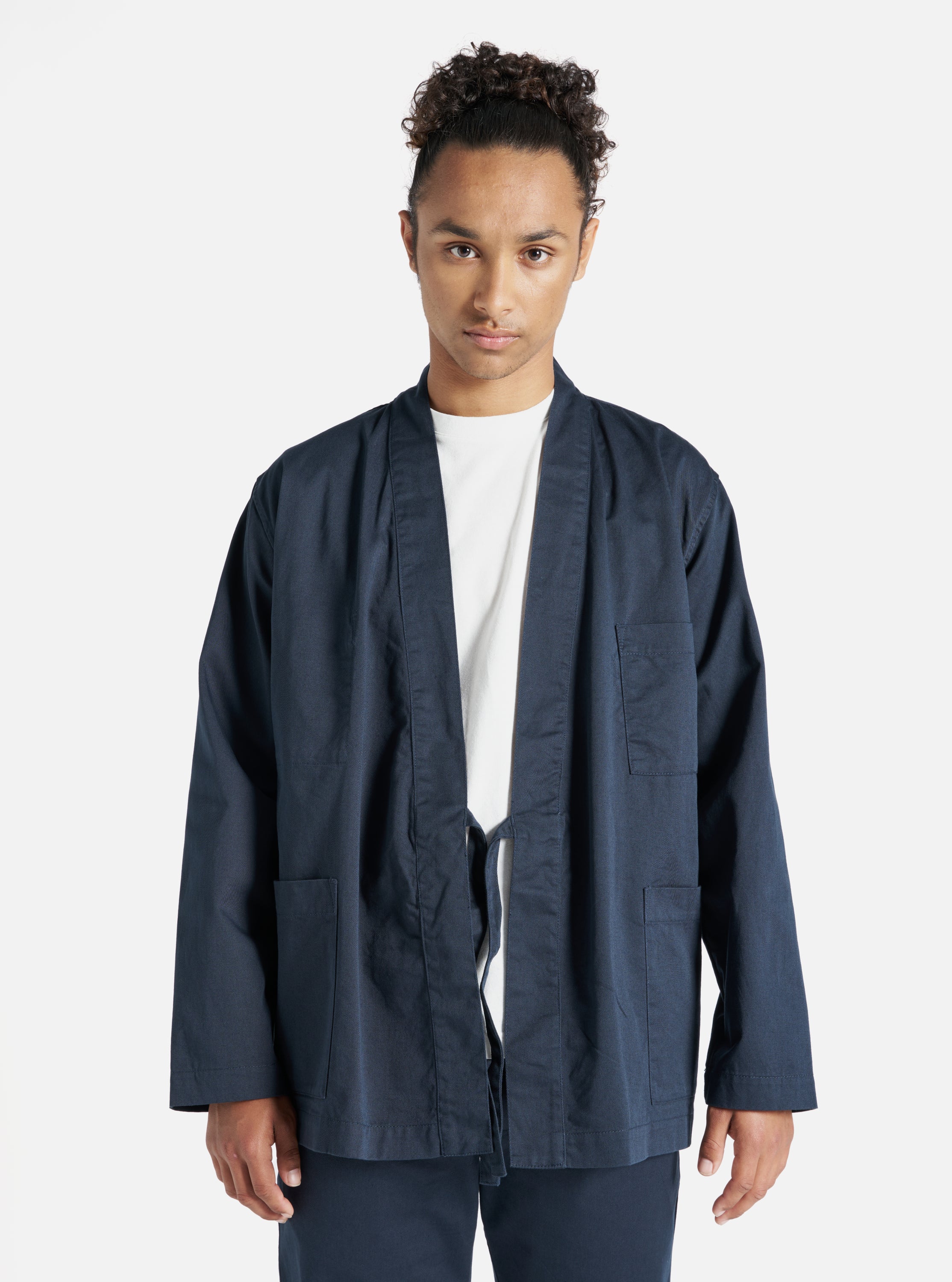 Navy Twill Kyoto Work Jacket - Image 3