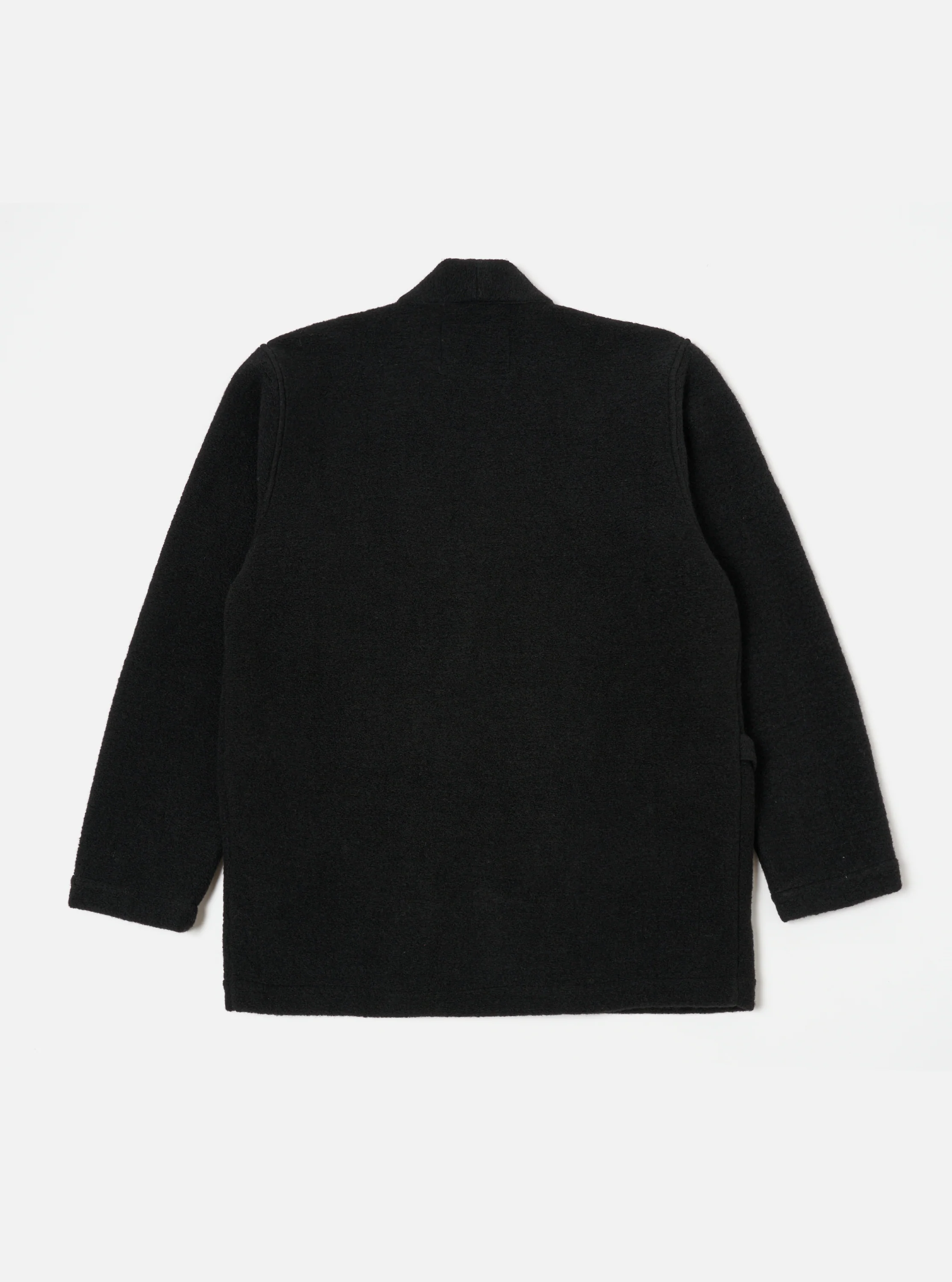 Black Wool Fleece Kyoto Work Jacket - Image 3