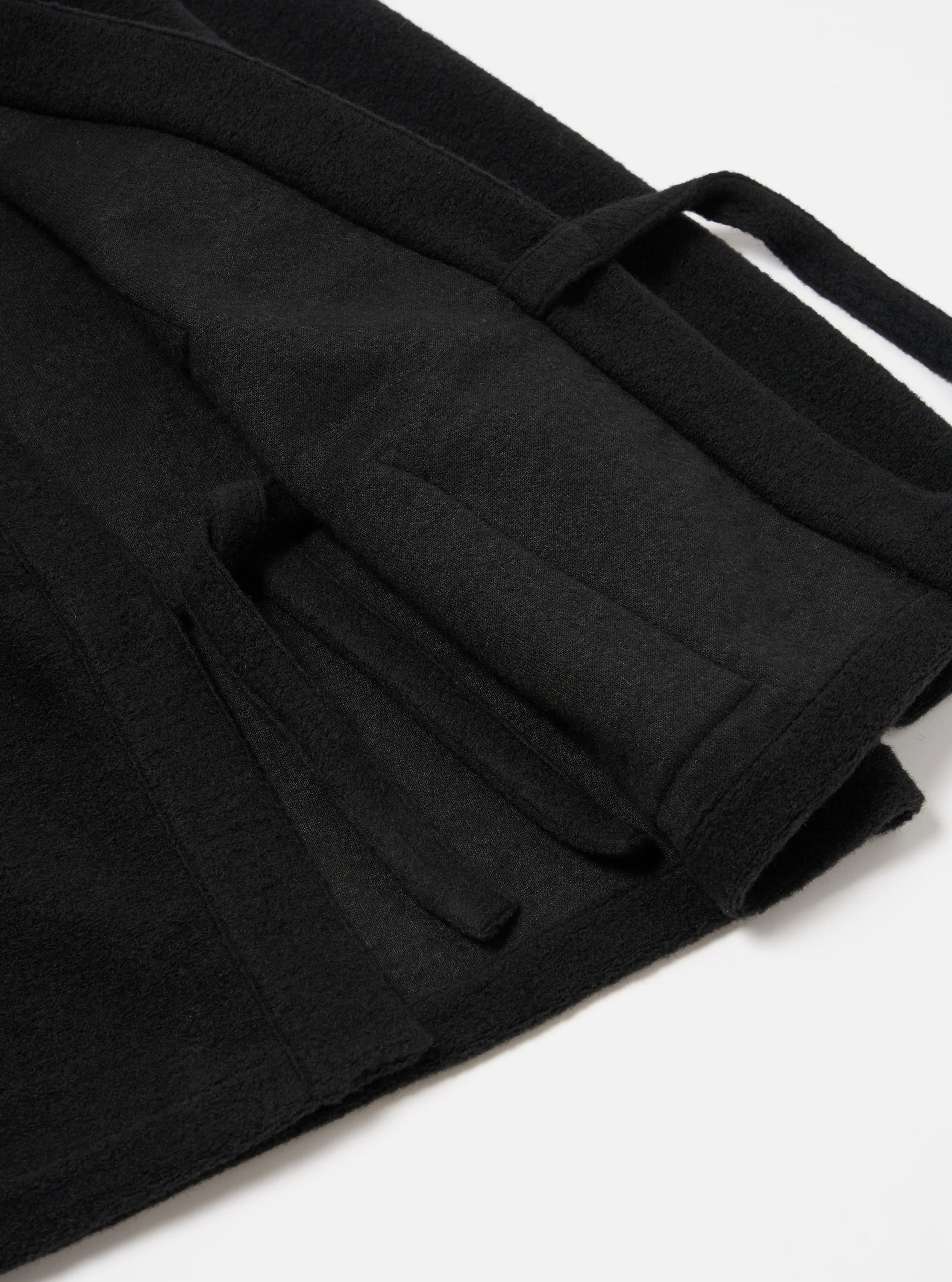 Black Wool Fleece Kyoto Work Jacket - Image 7