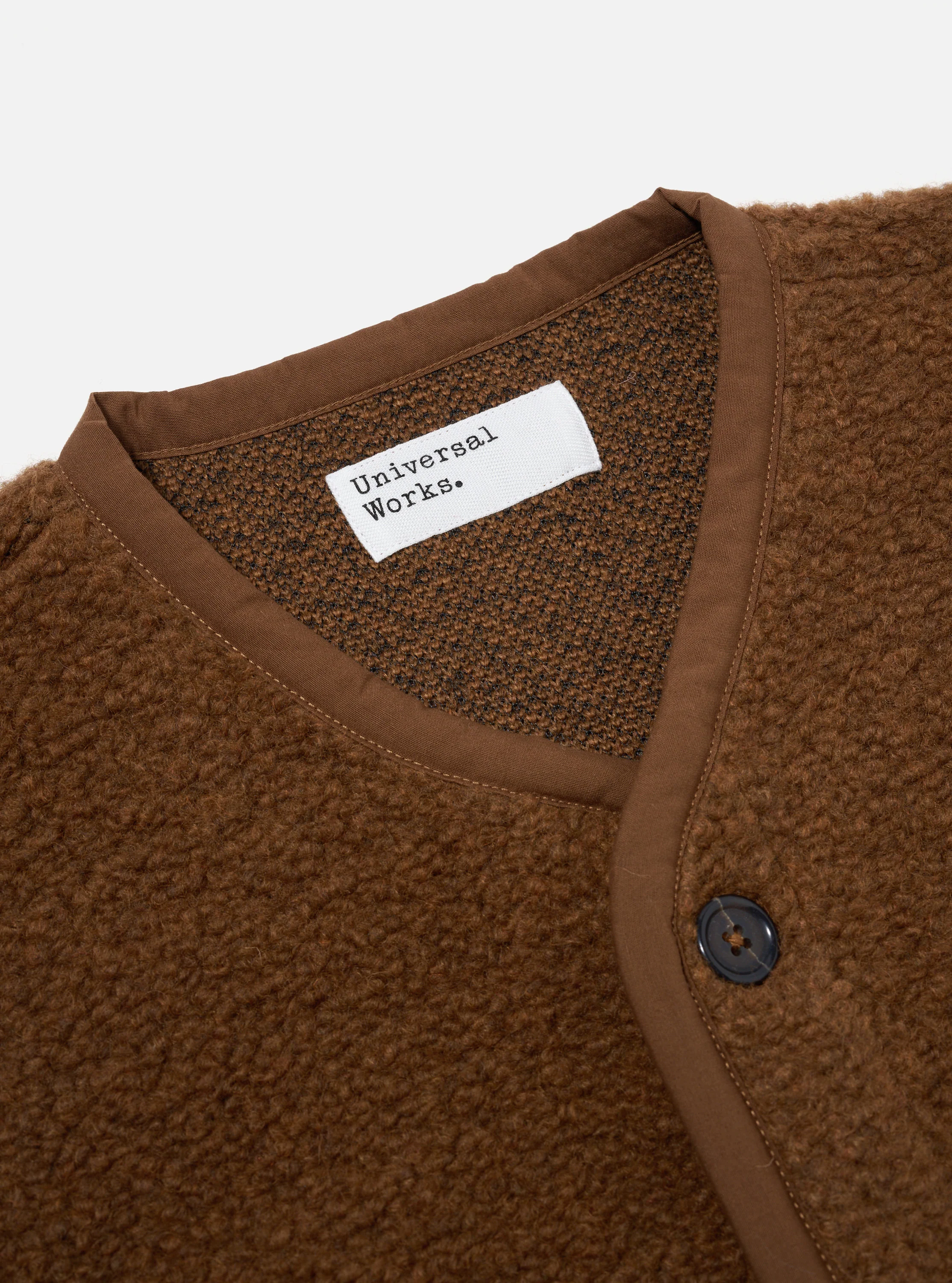Brown Alvar Fleece Lancaster Gilet - Image 5