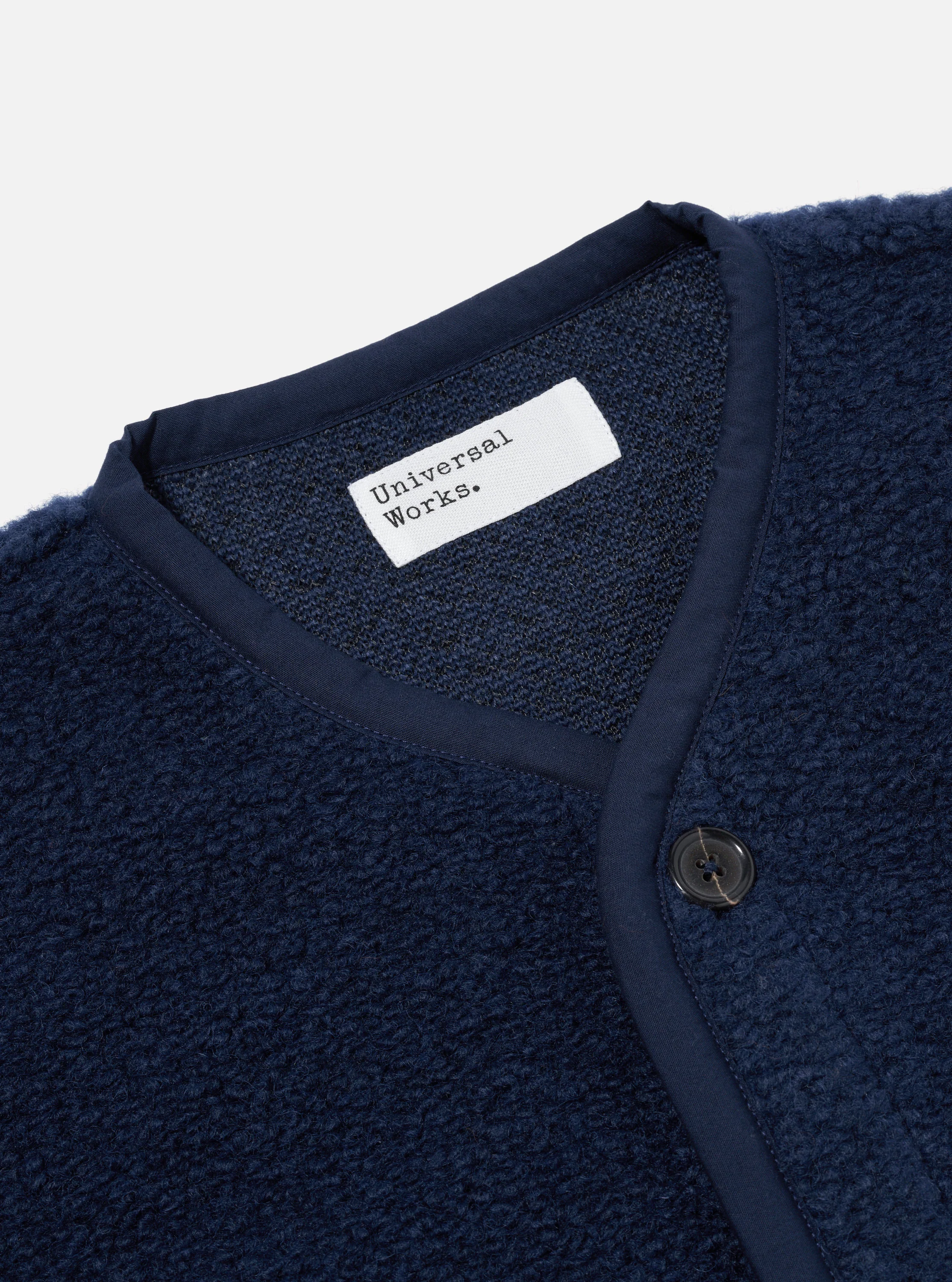 Navy Alvar Fleece Lancaster Gilet - Image 5