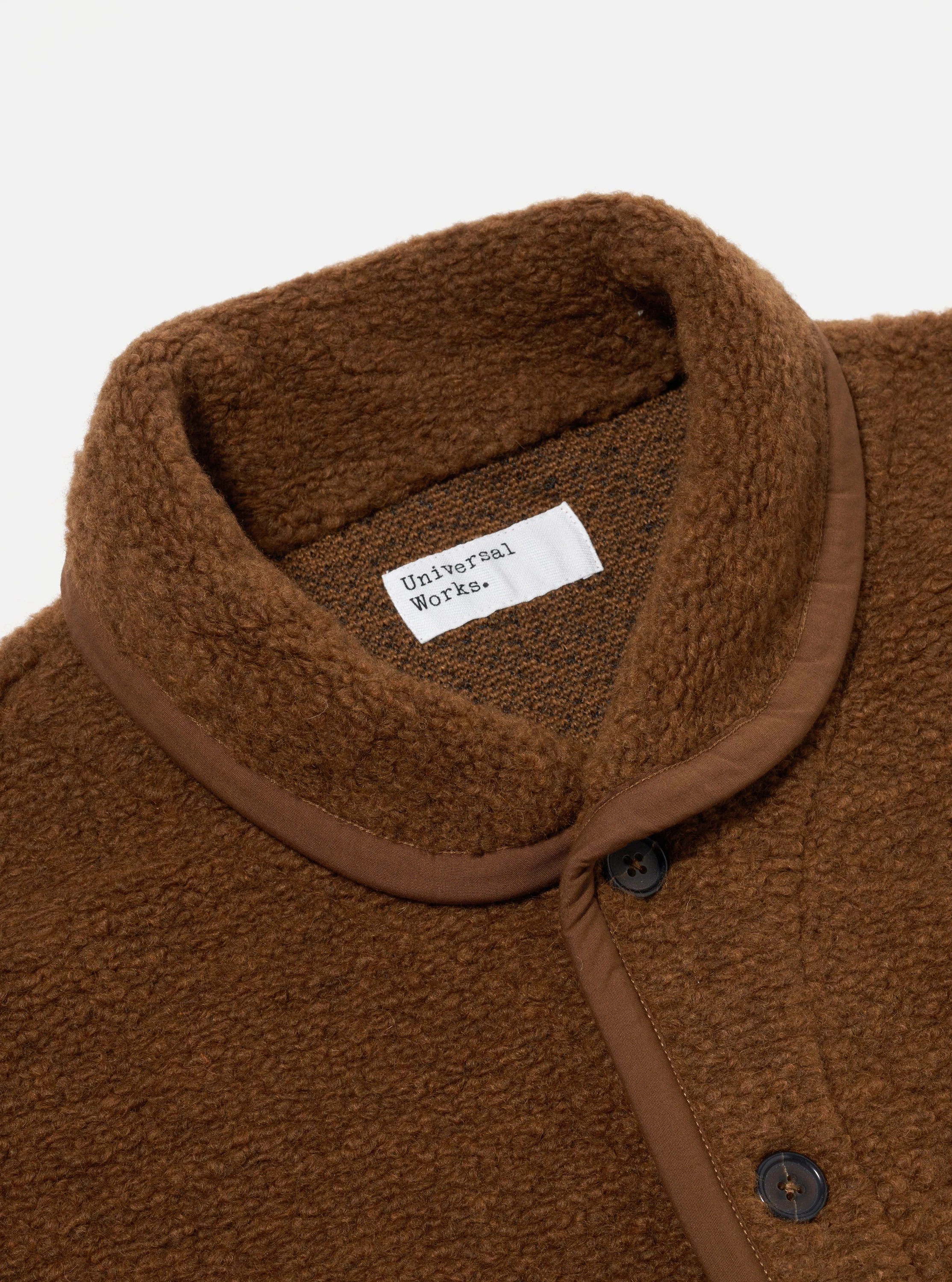 Brown Alvar Fleece Lancaster Jacket - Image 6
